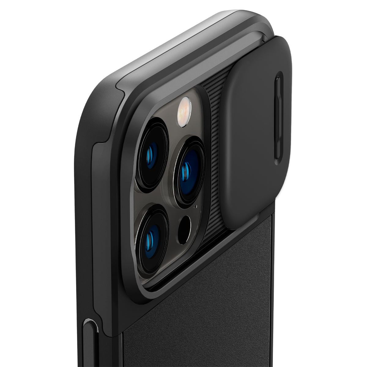 Spigen Optik Armor MagSafe, black - iPhone 14 Pro (8)