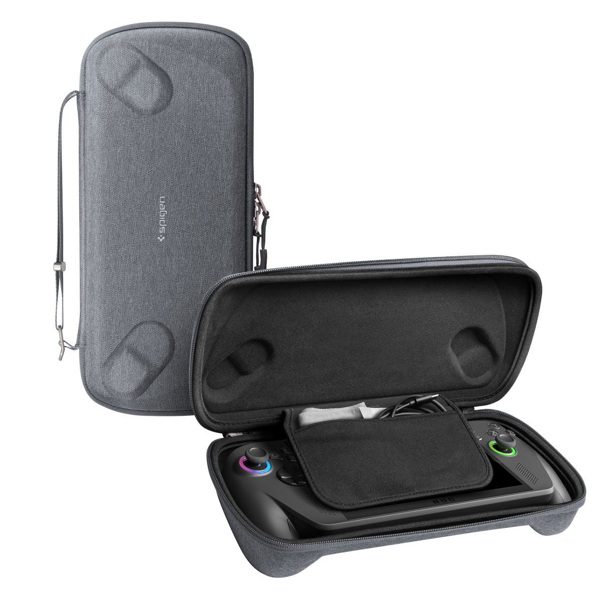 Spigen Klasden Pouch, charcoal gray - Asus ROG Xbox Ally/Ally X
