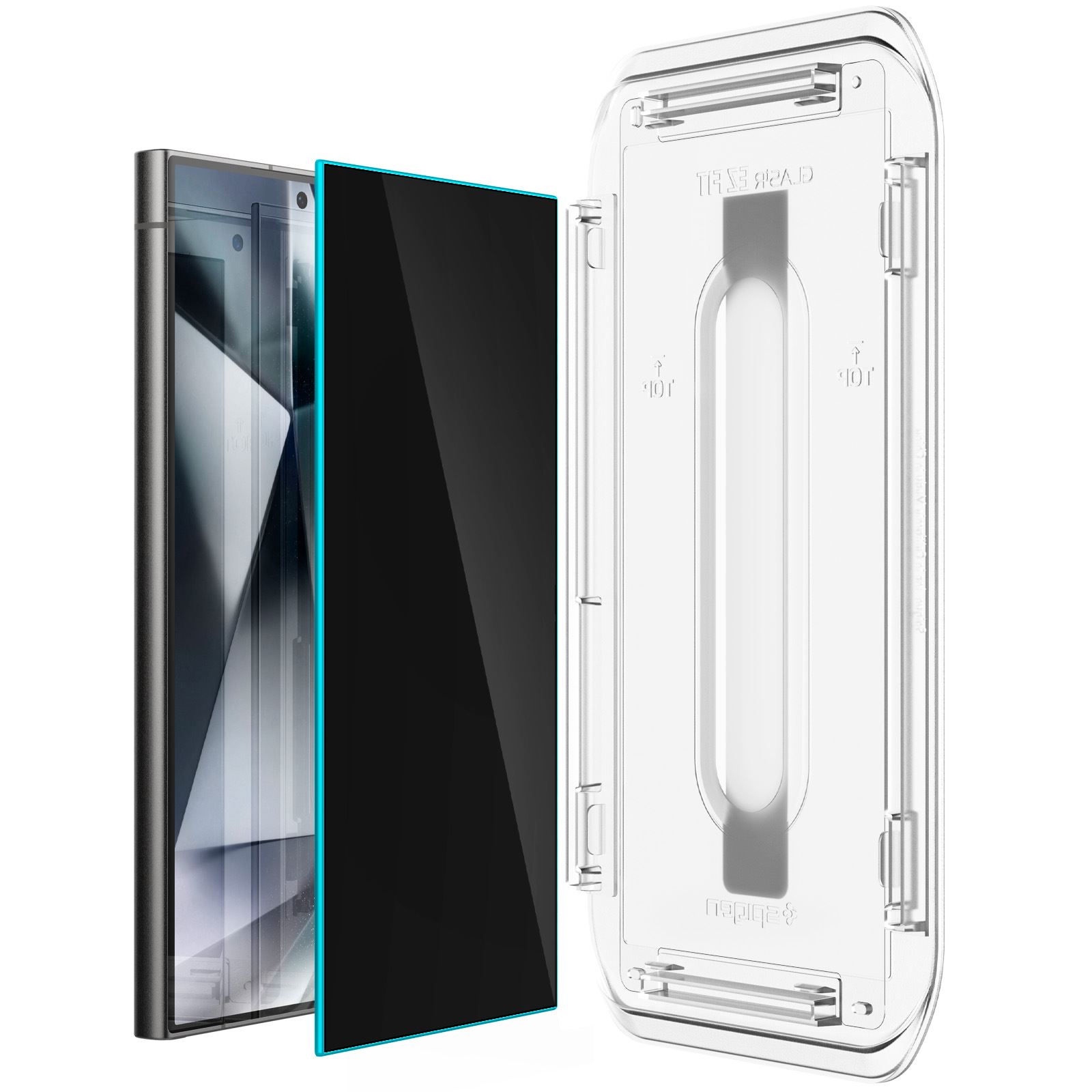 Spigen Glass tR EZ Fit (Privacy) 2 Pack - Samsung Galaxy S24 Ultra  (3)