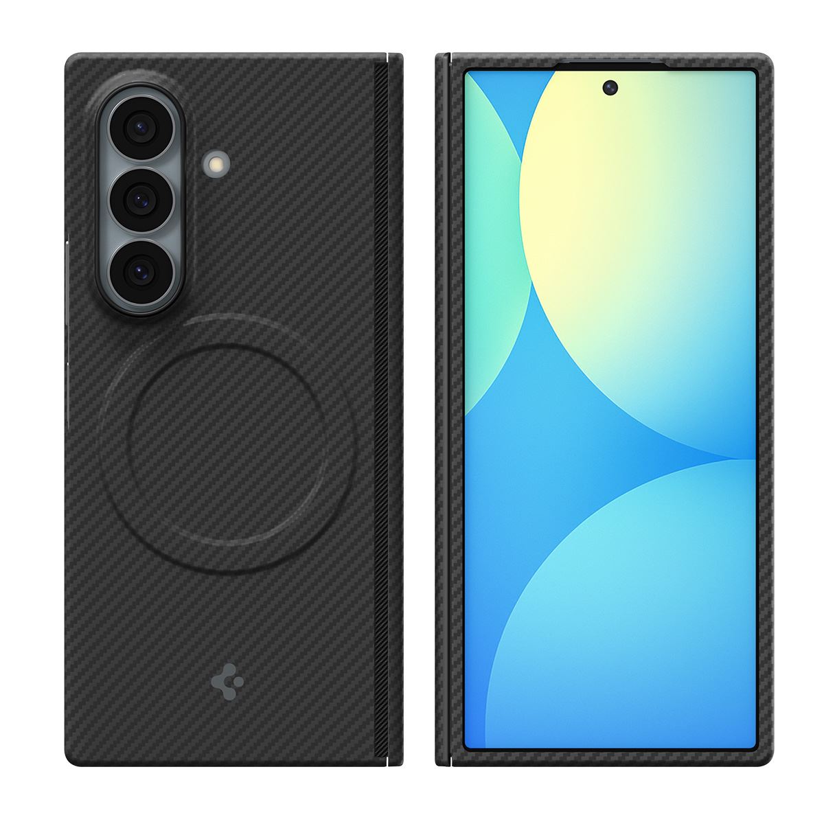 Spigen Air Skin Aramid MagSafe, black - Samsung Galaxy Z Fold8 Ultra (3)