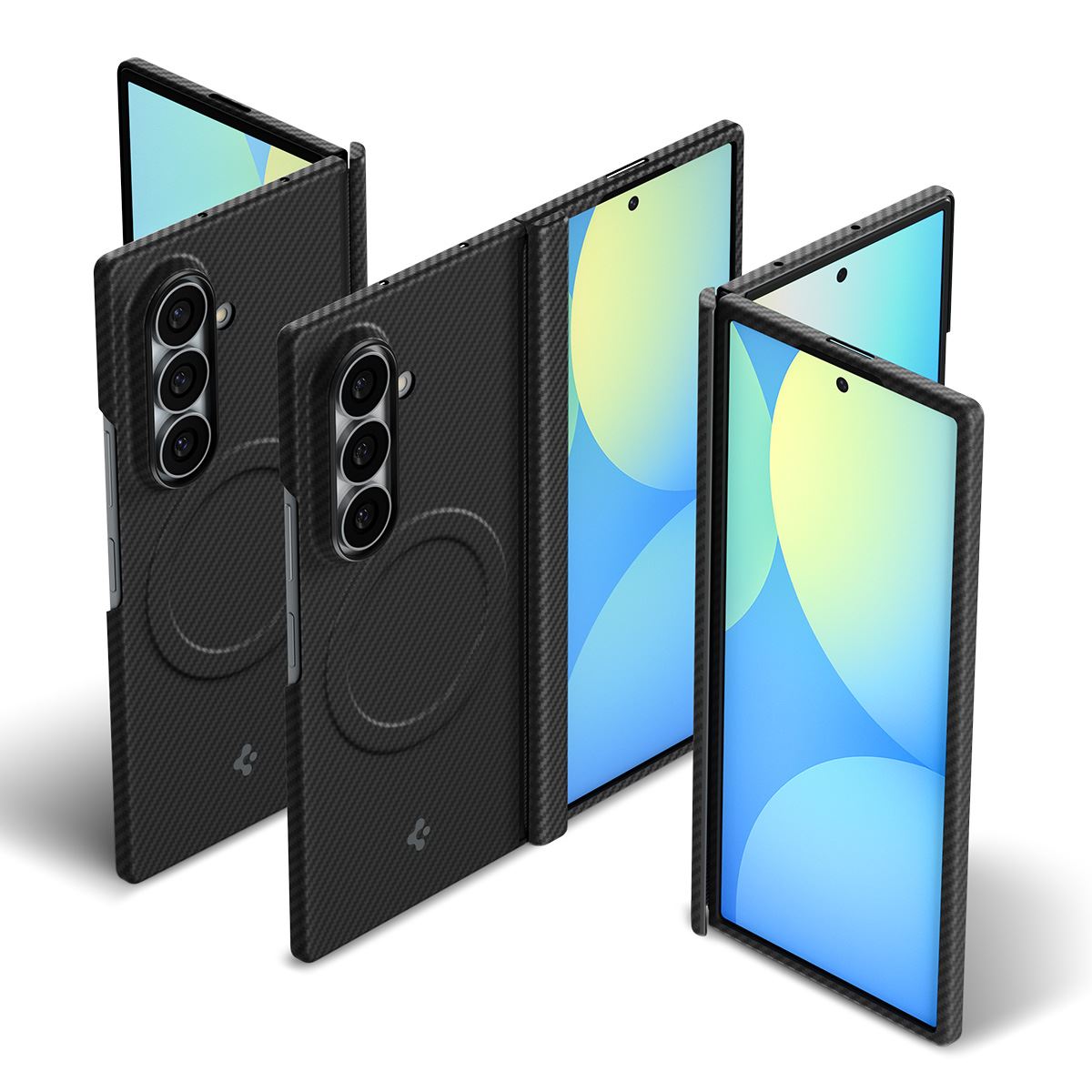 Spigen Air Skin Aramid MagSafe, black - Samsung Galaxy Z Fold8 Ultra (6)