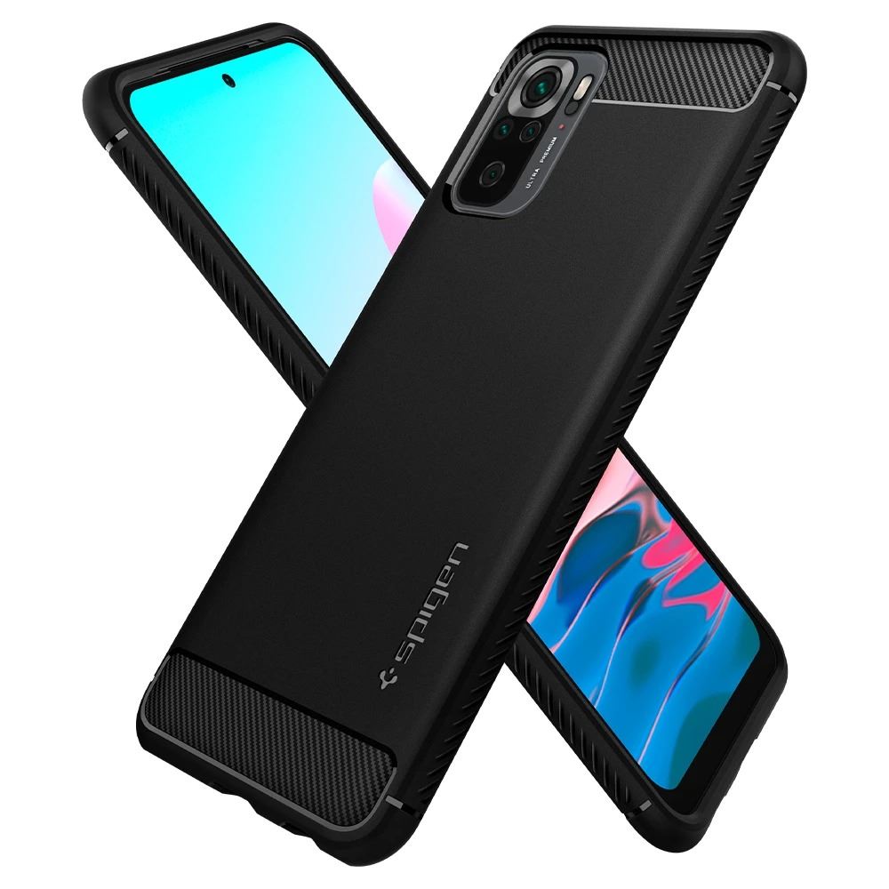 Spigen Rugged Armor, black - X.Redmi Note 10/10S (2)