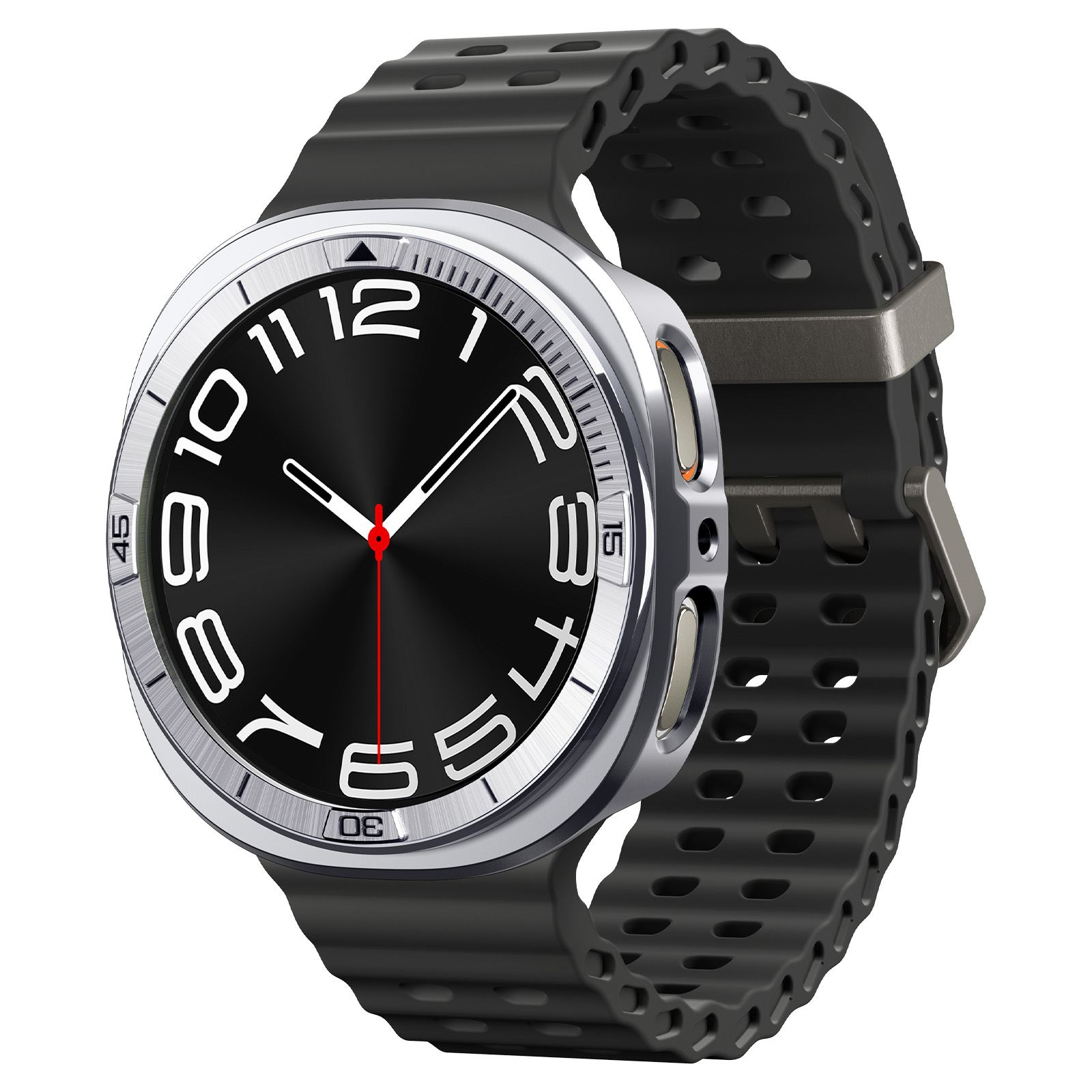 Spigen Bezel Tune Pro (Pilot), silver - Samsung Galaxy Watch 9/8 44mm (16)