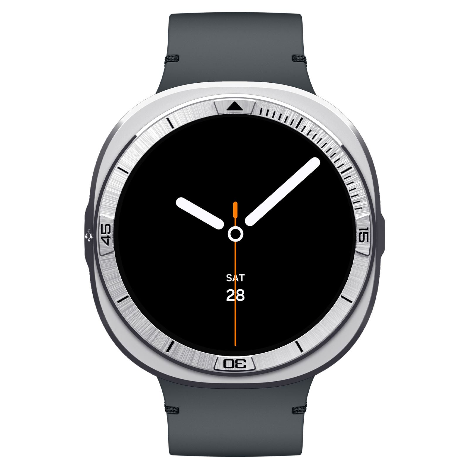 Spigen Bezel Tune Pro (Pilot), silver - Samsung Galaxy Watch 9/8 44mm (4)