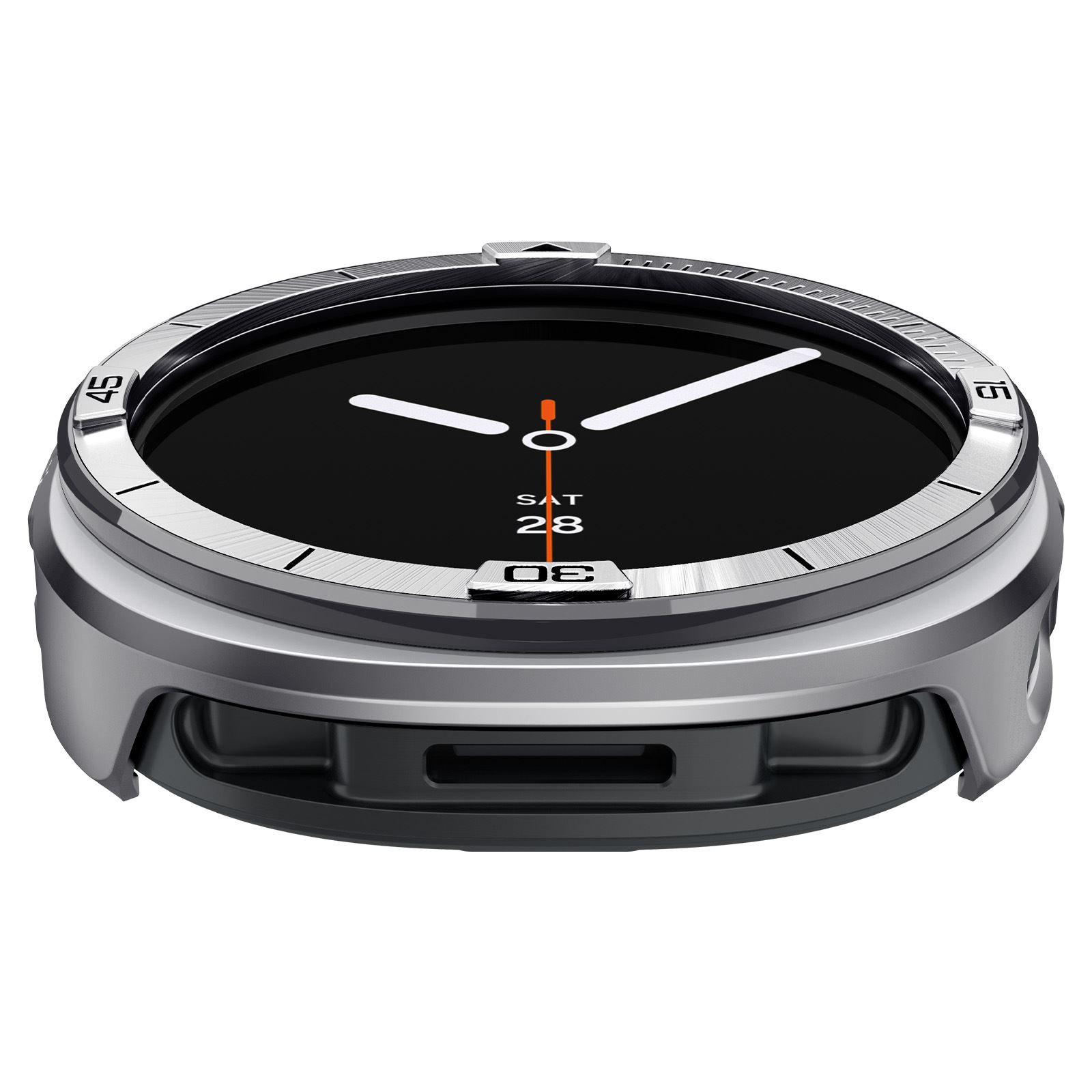 Spigen Bezel Tune Pro (Pilot), silver - Samsung Galaxy Watch 9/8 44mm (9)