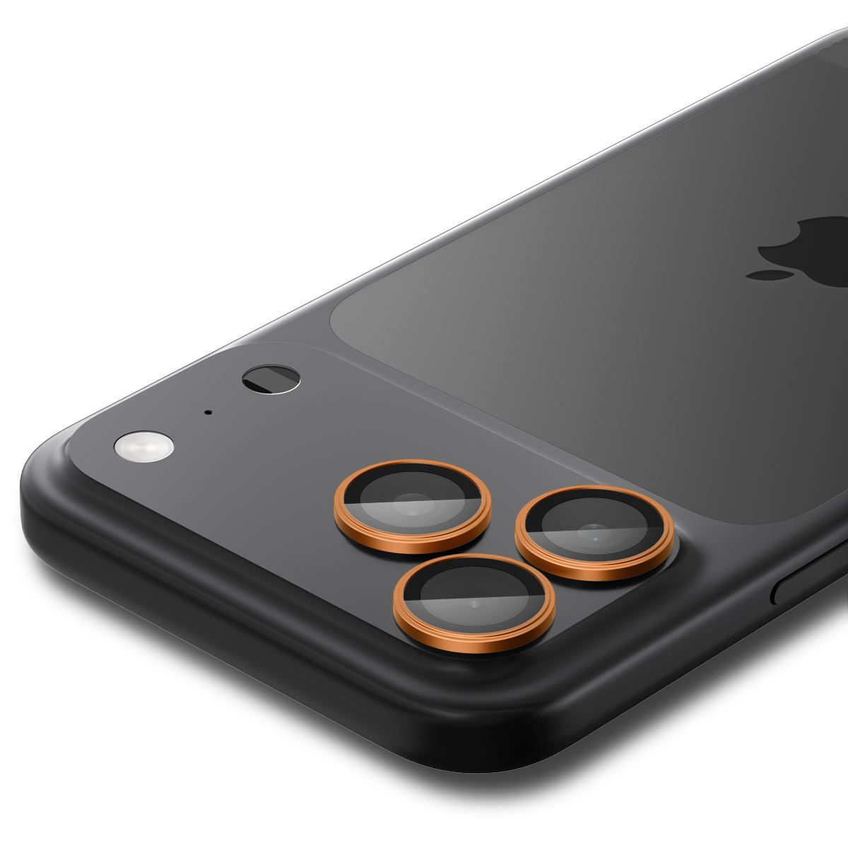 Spigen Glass tR EZ Fit Optik Pro 2 Pack, orange - iPhone 17/16/15/14 Pro / 17/16/15/14 Pro Max (4)