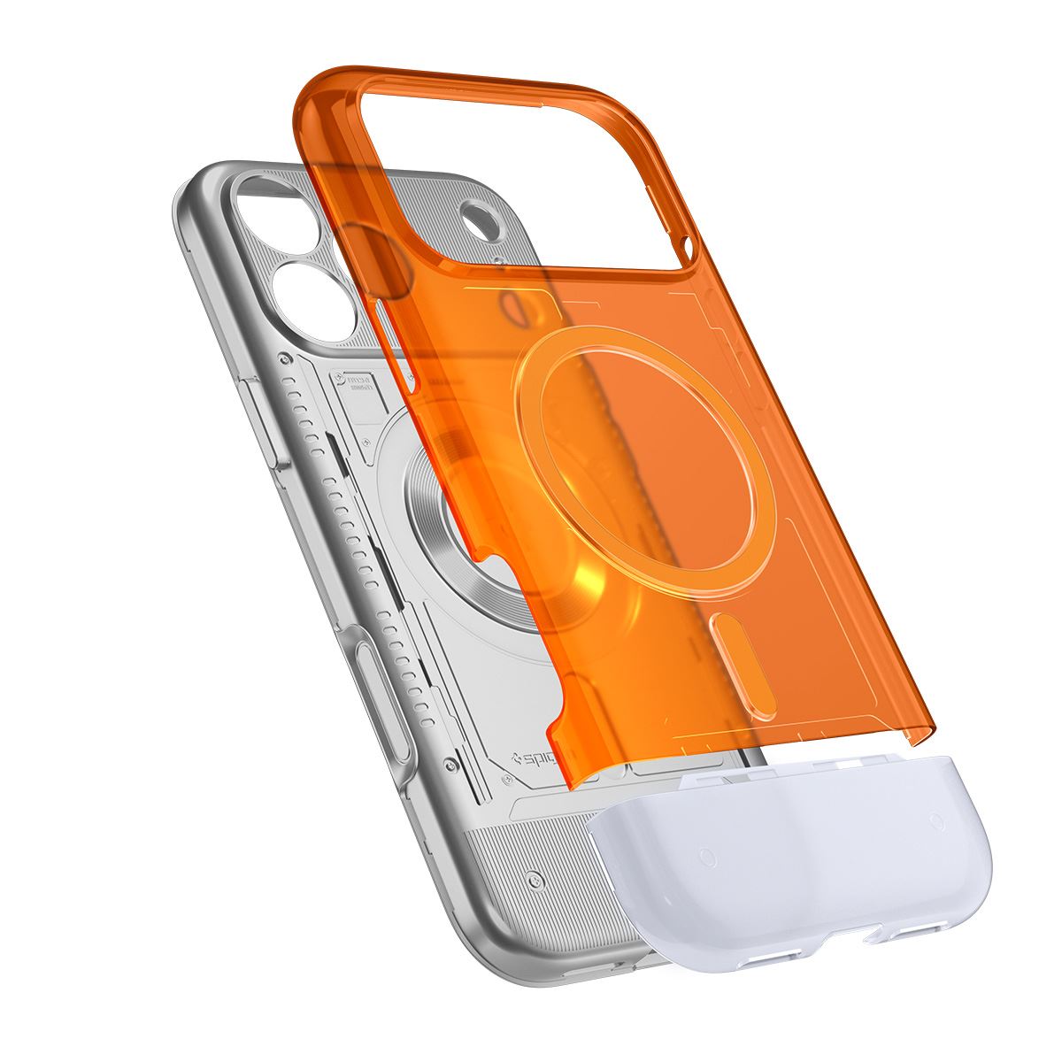 Spigen Classic C1 MagSafe, tangerine - iPhone 17 Pro Max (6)