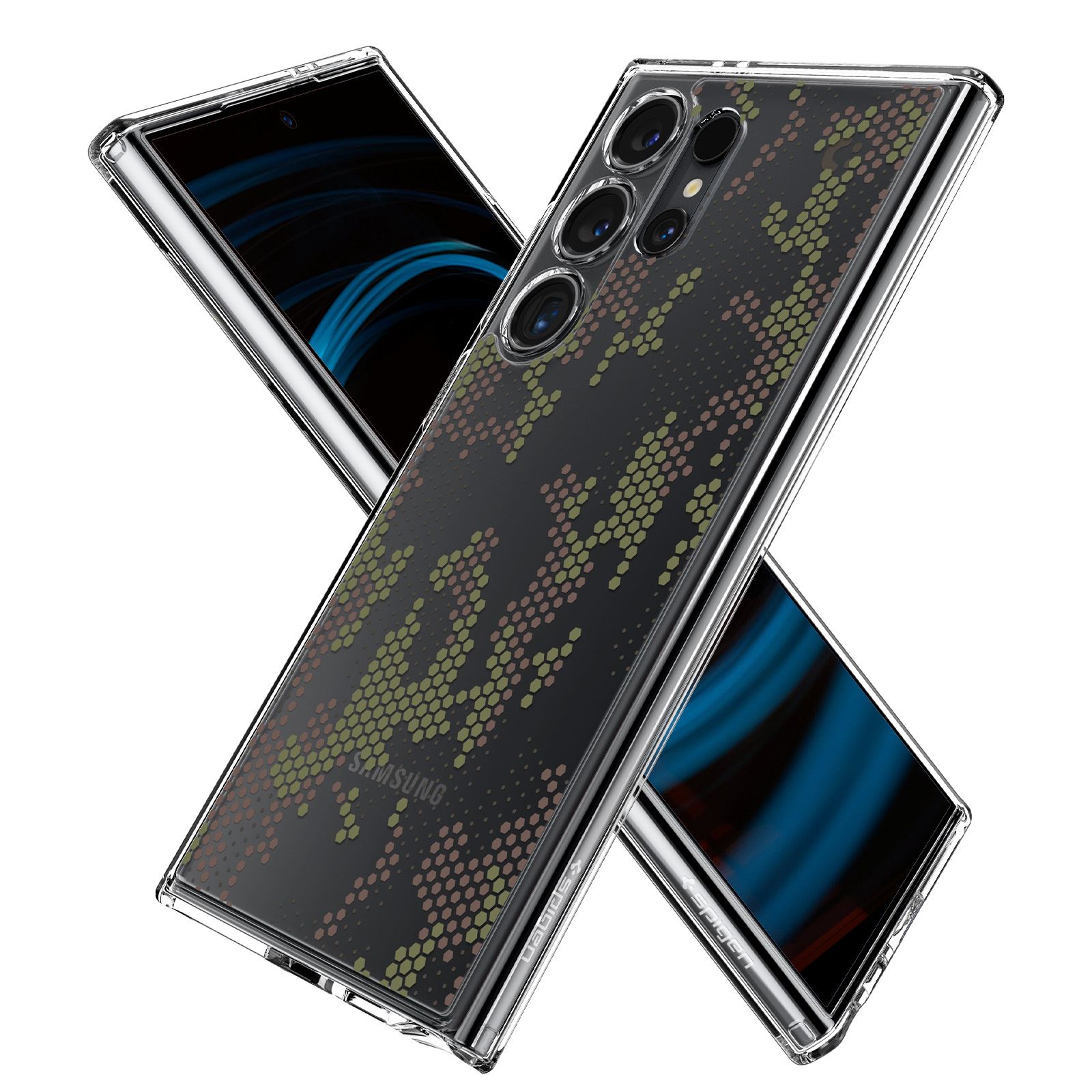 Spigen Ultra Hybrid, digital camo - Samsung Galaxy S24 Ultra (4)