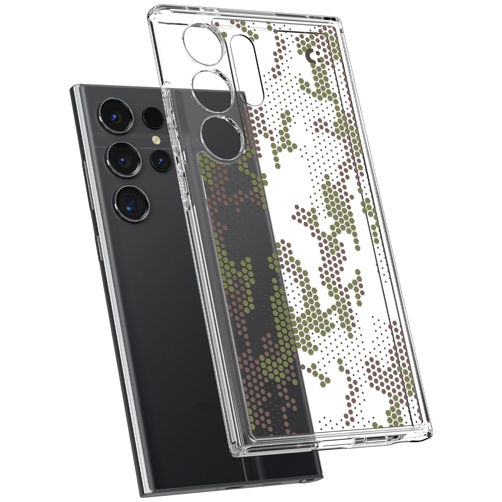Spigen Ultra Hybrid, digital camo - Samsung Galaxy S24 Ultra (5)