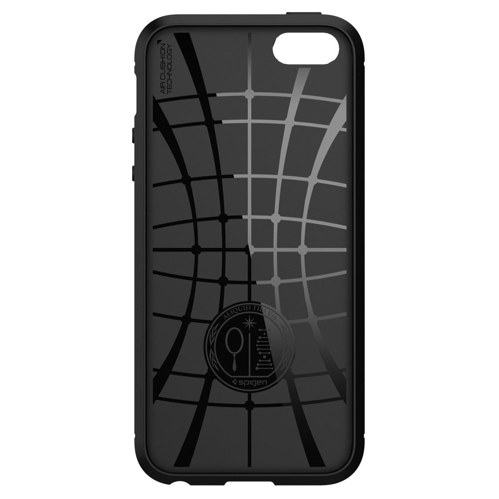 Spigen Rugged Armor, black - iPhone SE 2016/5s/5 (4)