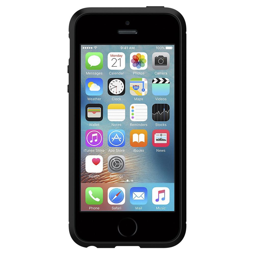 Spigen Rugged Armor, black - iPhone SE 2016/5s/5 (5)