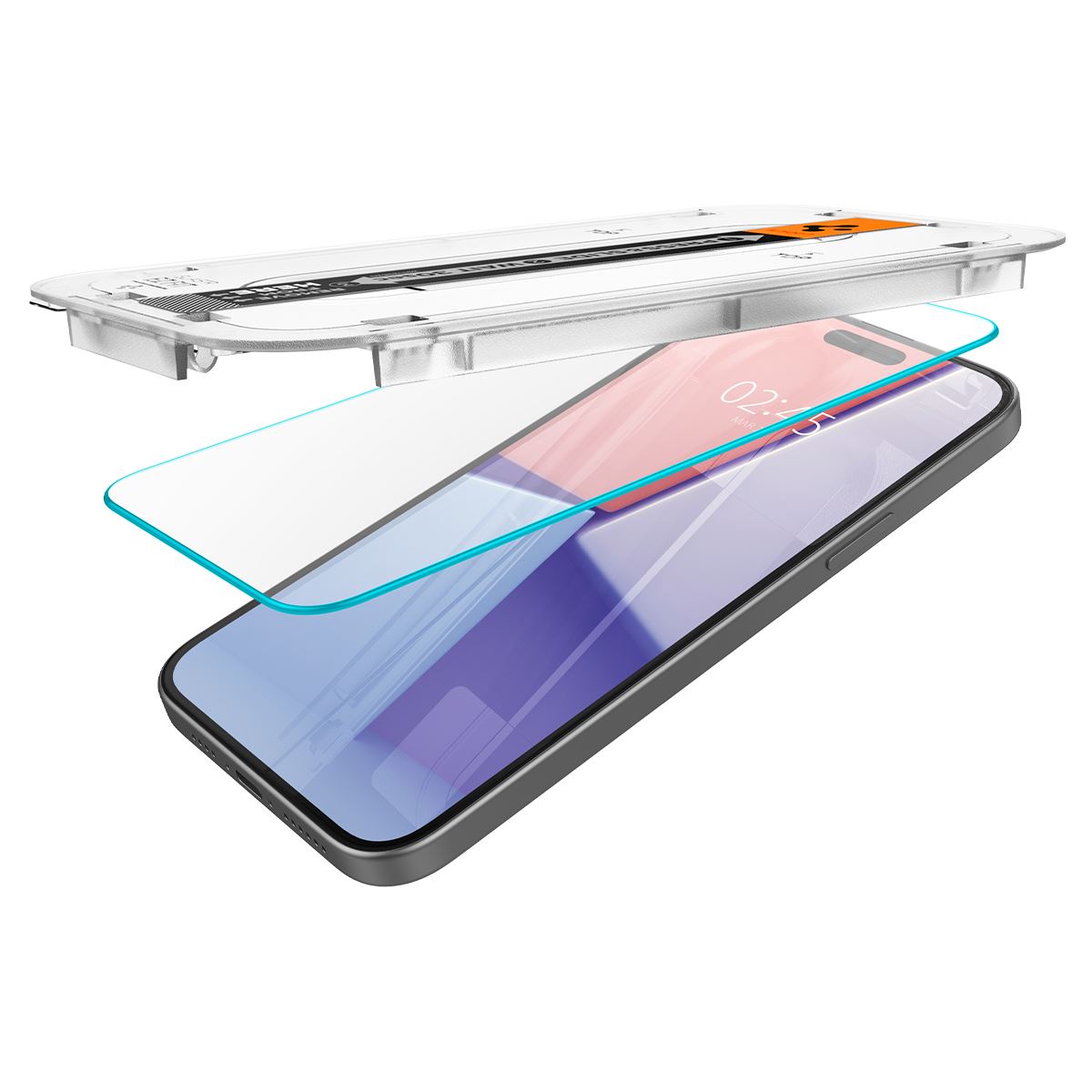 Spigen Glass tR EZ Fit HD 1 Pack, transparency - iPhone 16/15 (5)
