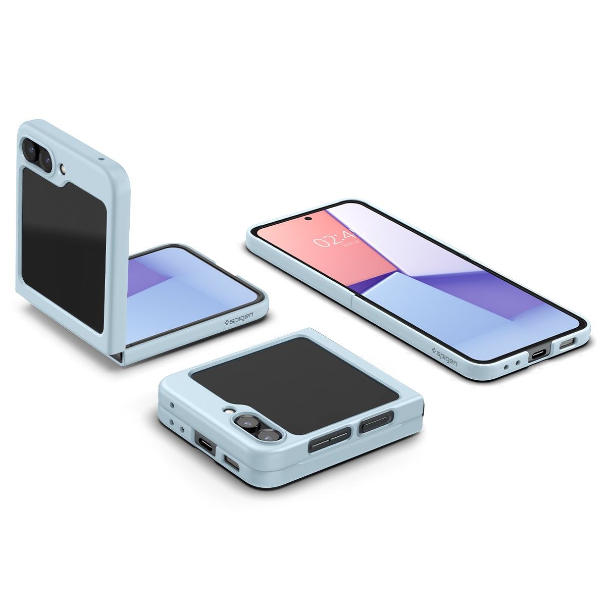 Spigen Air Skin, mute blue - Samsung Galaxy Z Flip5 (3)