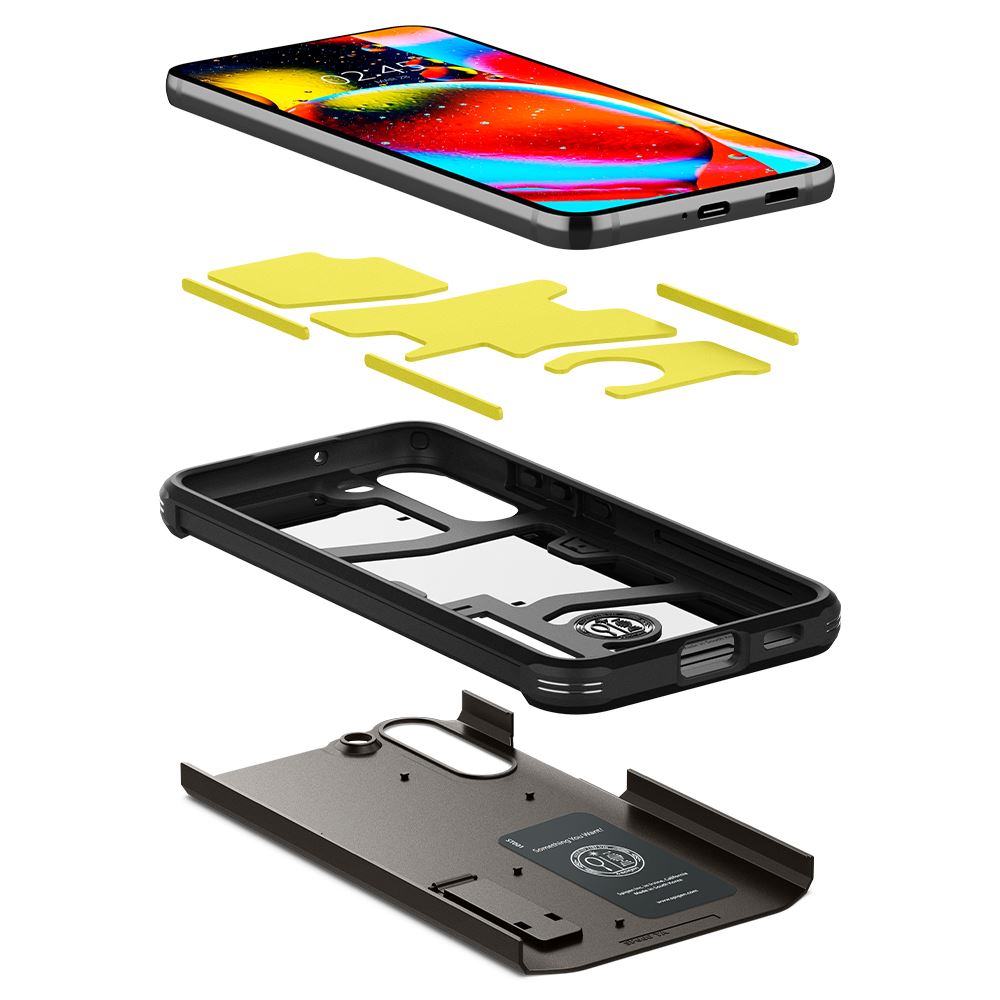 Spigen Tough Armor, gunmetal - Samsung Galaxy S22 (7)