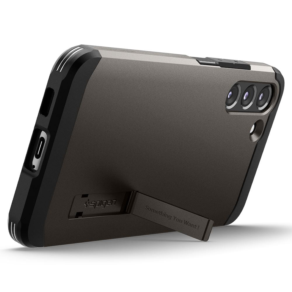 Spigen Tough Armor, gunmetal - Samsung Galaxy S22 (8)
