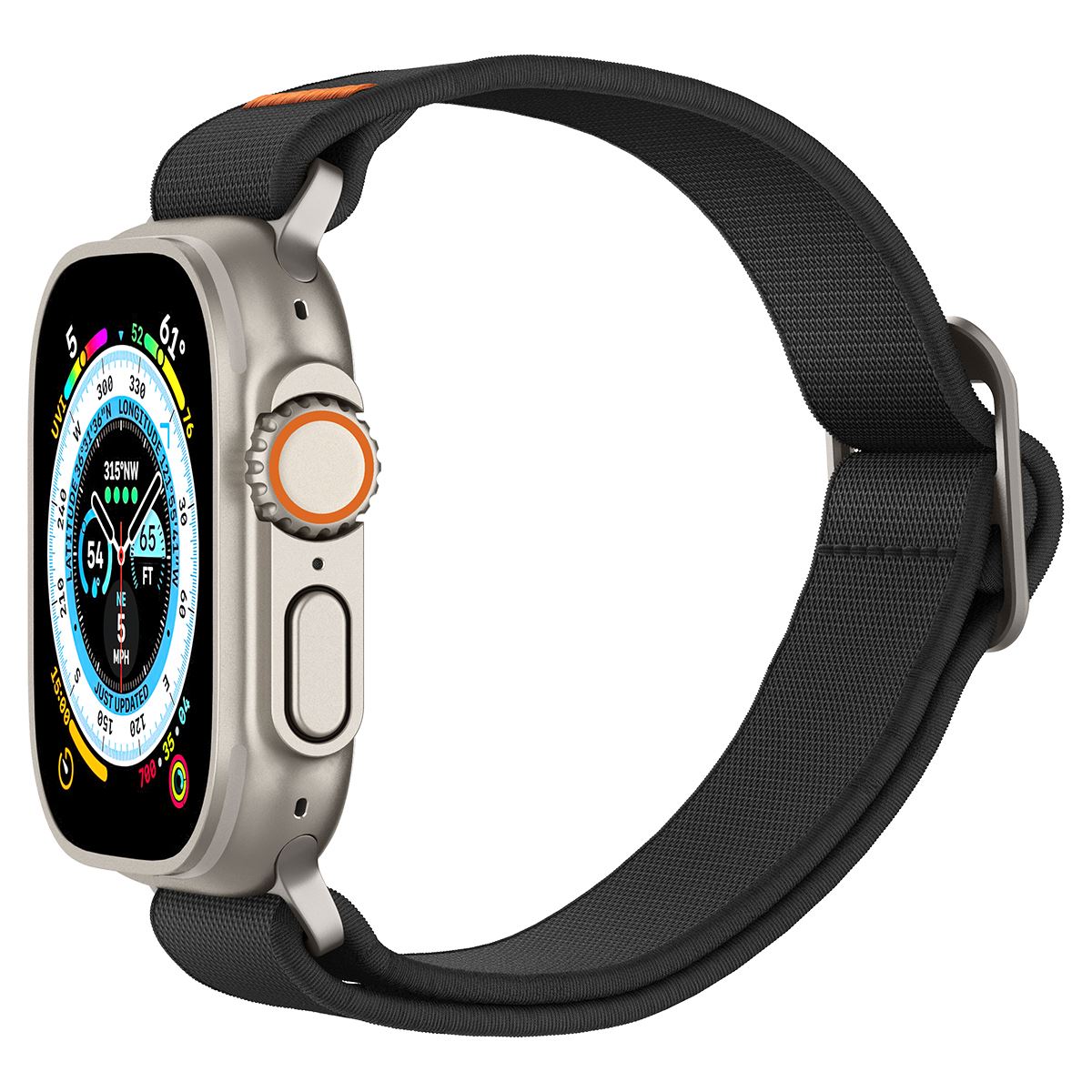 Spigen Lite Fit Ultra, black - Apple Watch 49mm/46mm/45mm/44mm/42mm (12)