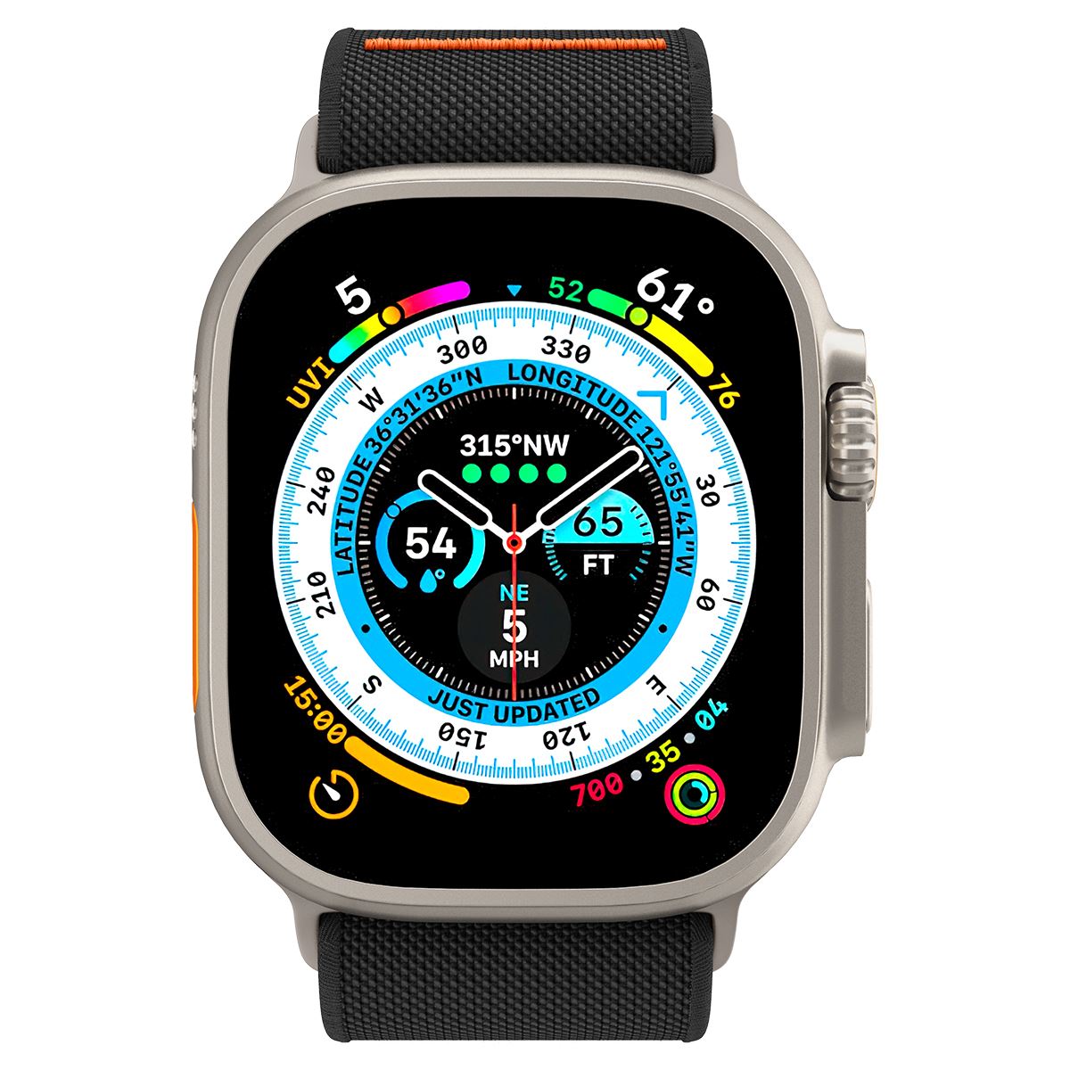 Spigen Lite Fit Ultra, black - Apple Watch 49mm/46mm/45mm/44mm/42mm (4)