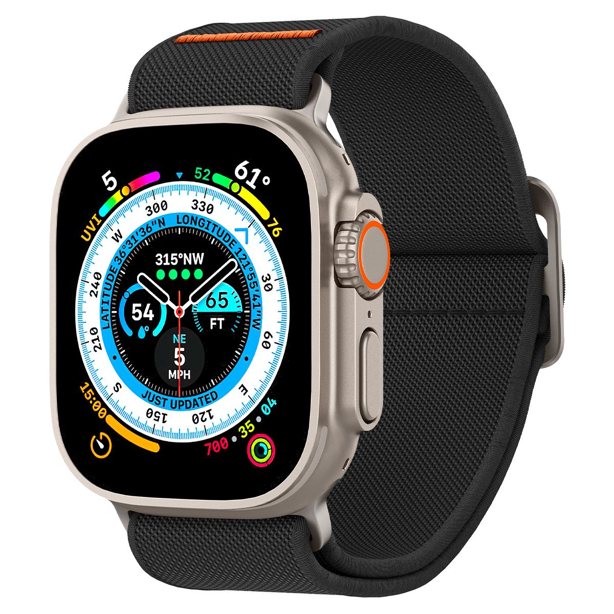 Spigen Lite Fit Ultra, black - Apple Watch 49mm/46mm/45mm/44mm/42mm