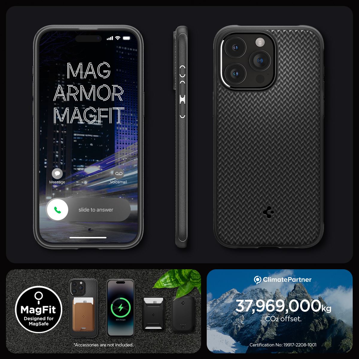 Spigen Mag Armor MagSafe, matte black - iPhone 15 Pro Max (14)