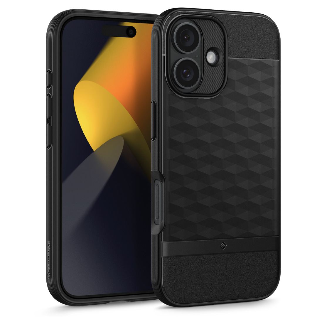 Spigen Caseology Parallax MagSafe, matte black - iPhone 16