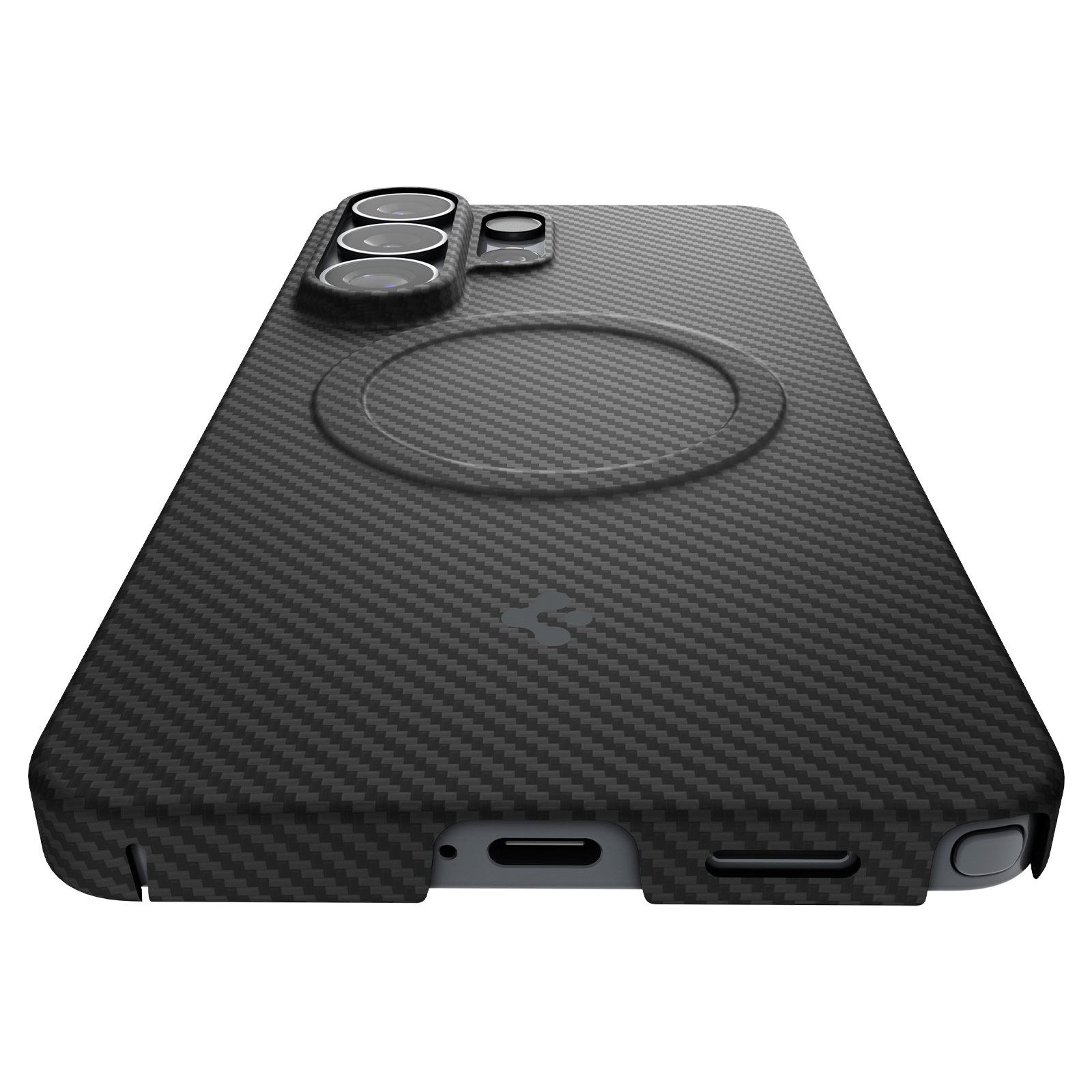 Spigen Air Skin Aramid MagSafe, black - Samsung Galaxy S26 Ultra (12)