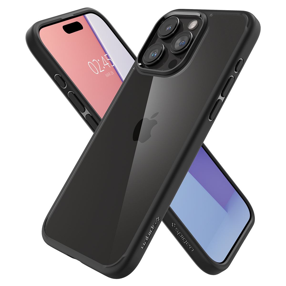 Spigen Crystal Hybrid, matte black - iPhone 15 Pro Max (7)