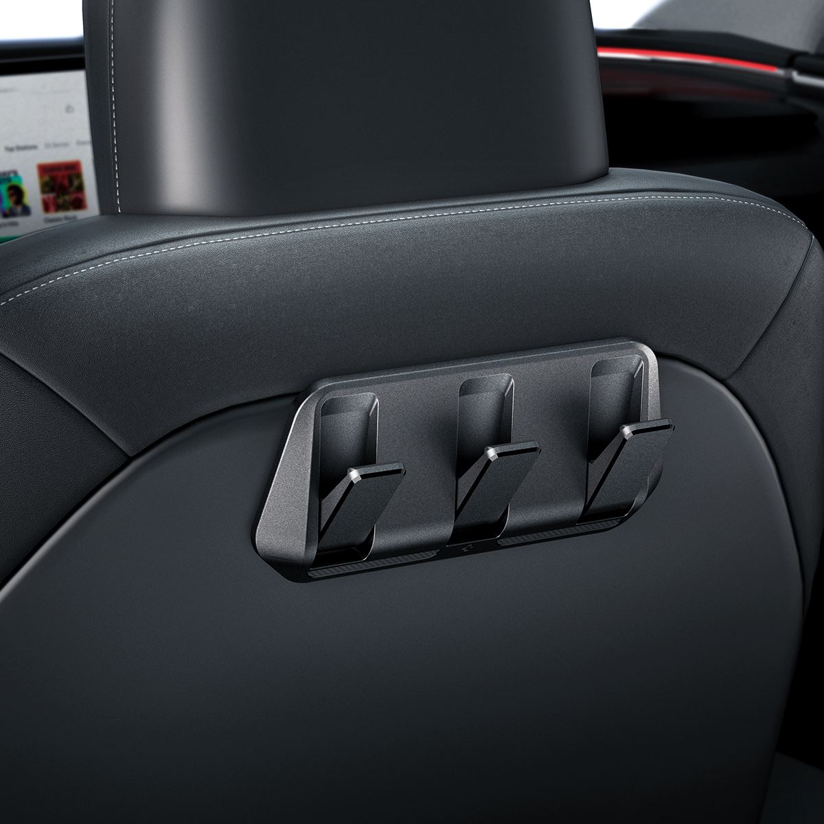 Spigen Tesla Car Seat Hook Holder, black - Tesla Model Y/3 (15)