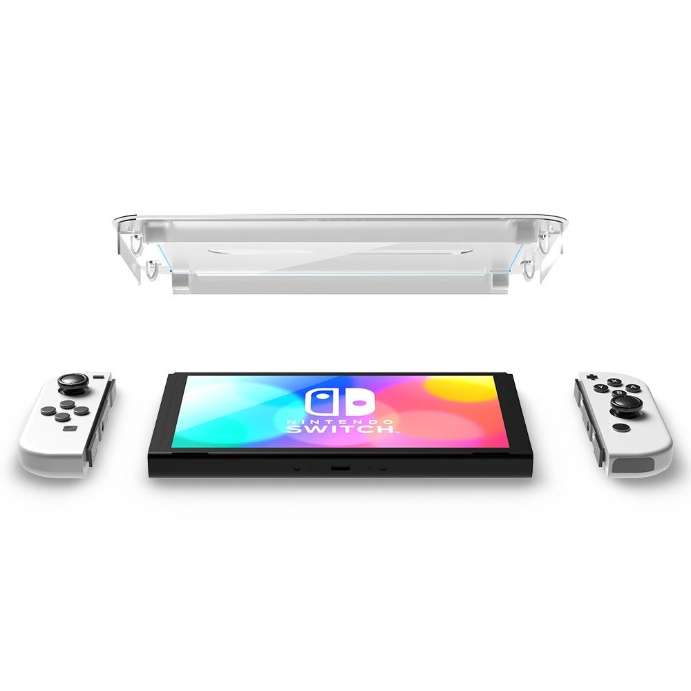 Spigen Glass tR EZ Fit 2 Pack - Nintendo Switch OLED (6)