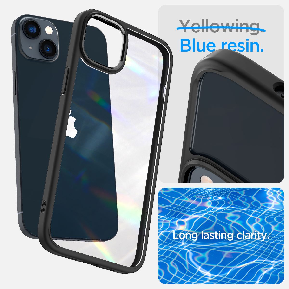 Spigen Ultra Hybrid, matte black - iPhone 14 (10)