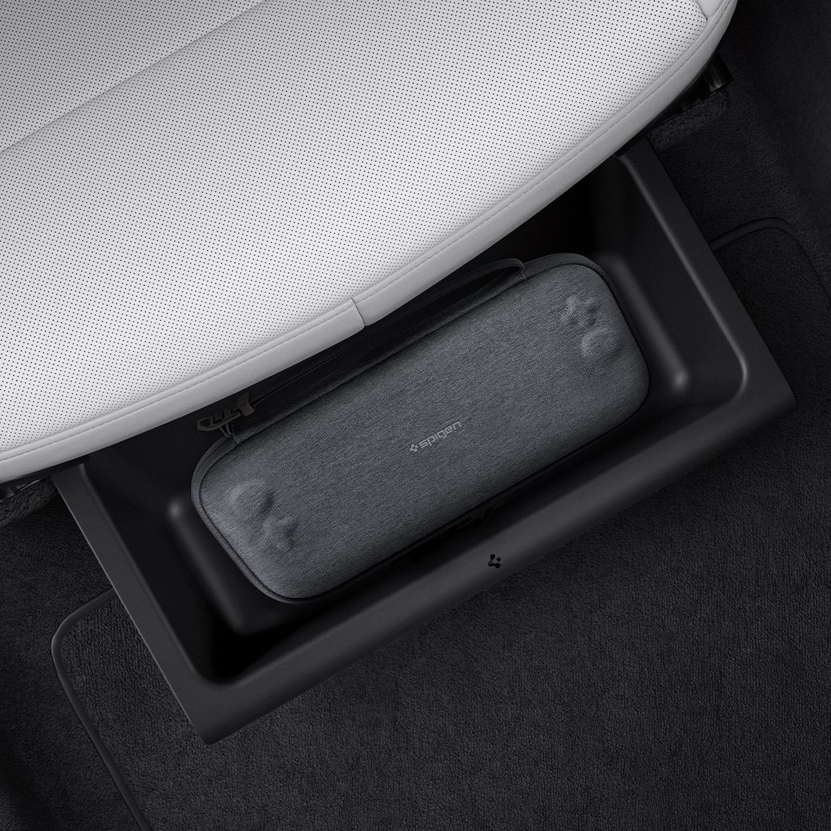 Spigen Tesla Underseat Storage Organizer, black - Tesla Model Y(Juniper) (12)