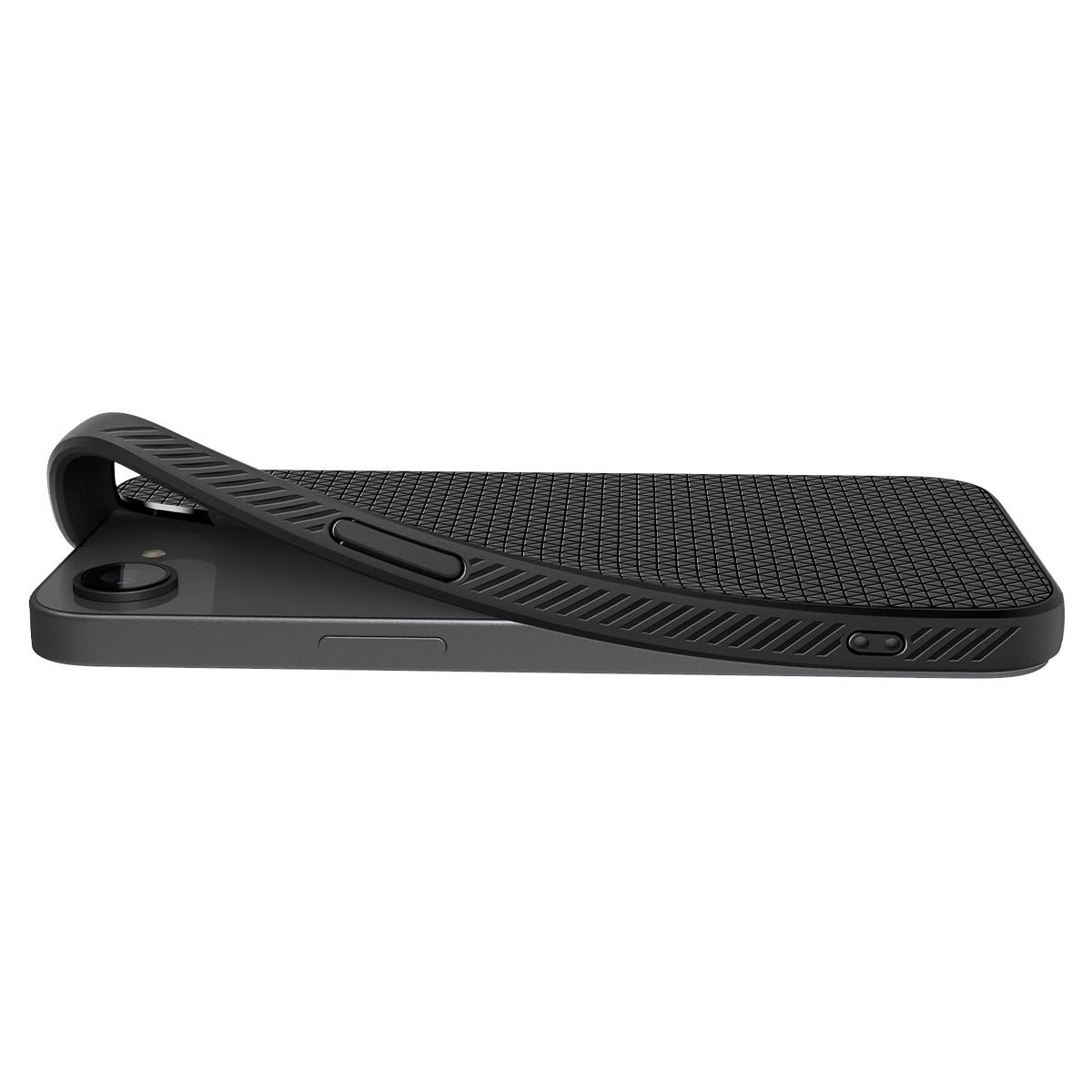 Spigen Liquid Air, matte black - iPhone 16e (10)