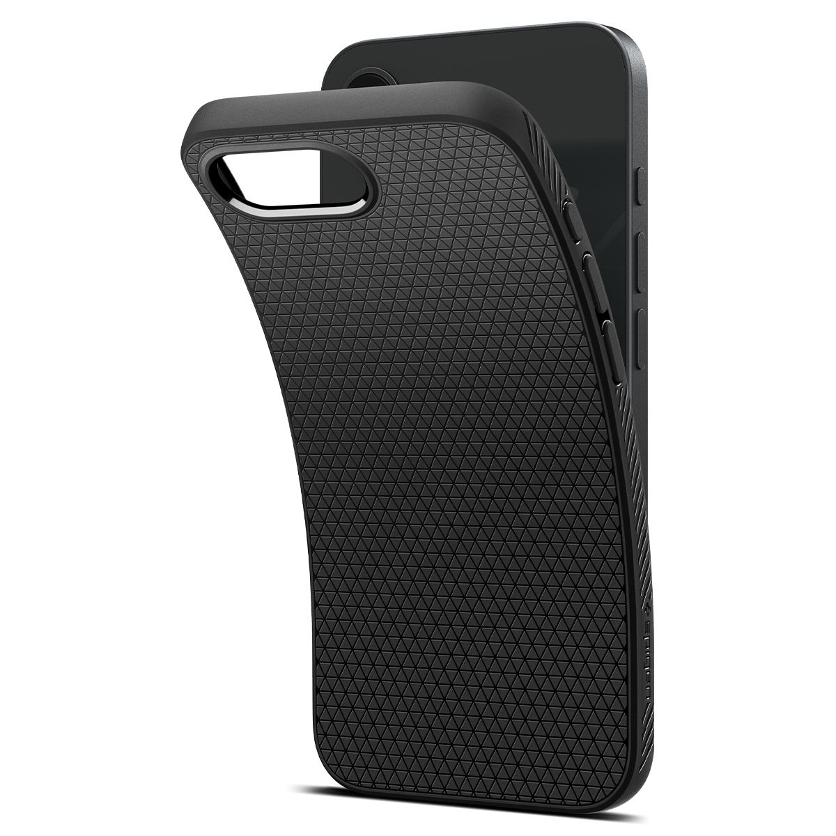 Spigen Liquid Air, matte black - iPhone 16e (14)