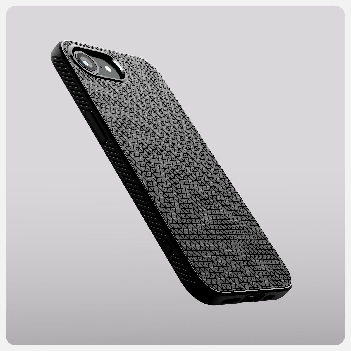 Spigen Liquid Air, matte black - iPhone 16e (18)