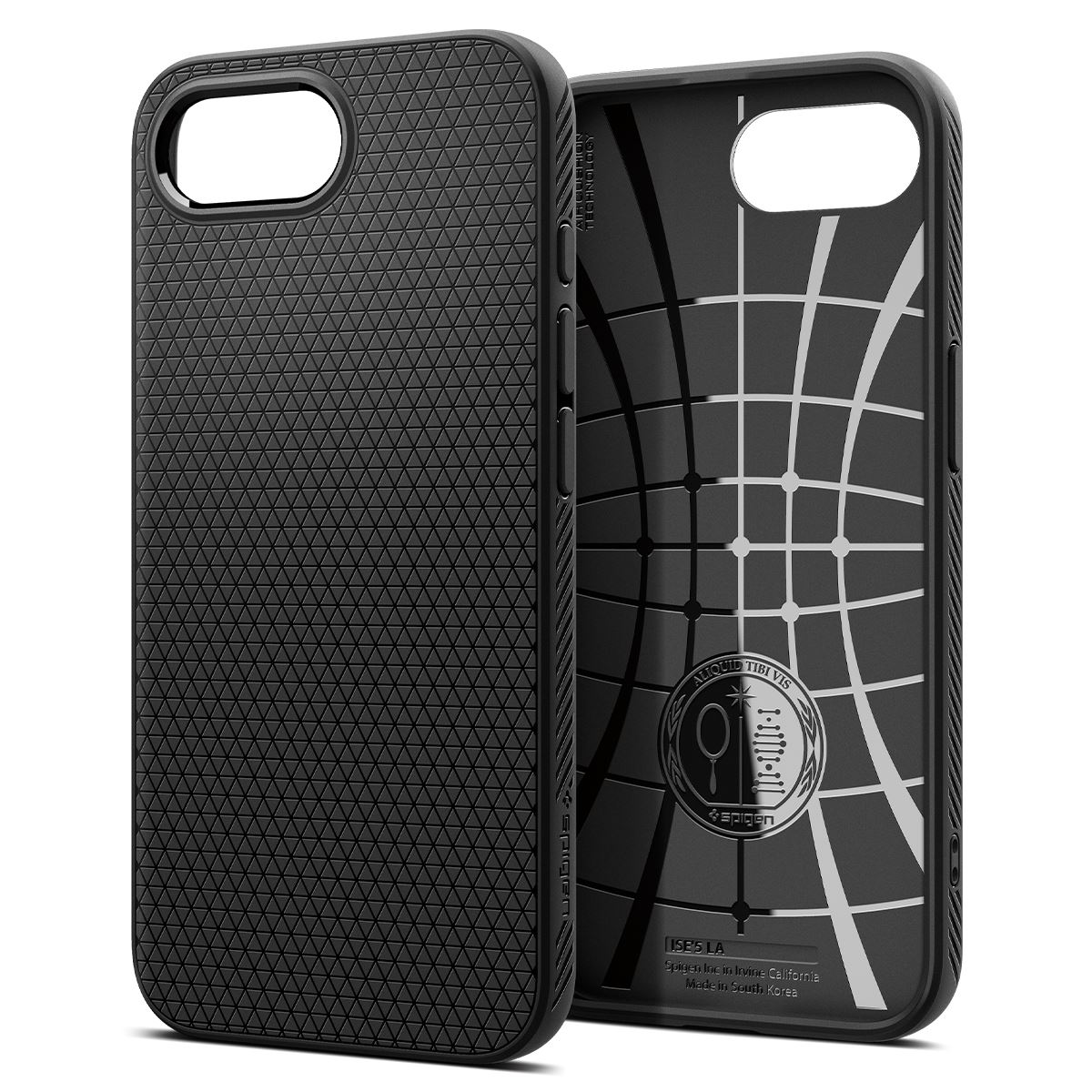 Spigen Liquid Air, matte black - iPhone 16e (7)