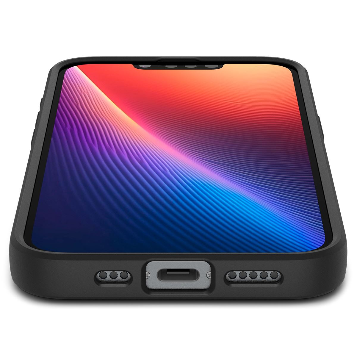 Spigen Liquid Air, matte black - iPhone 16e (8)