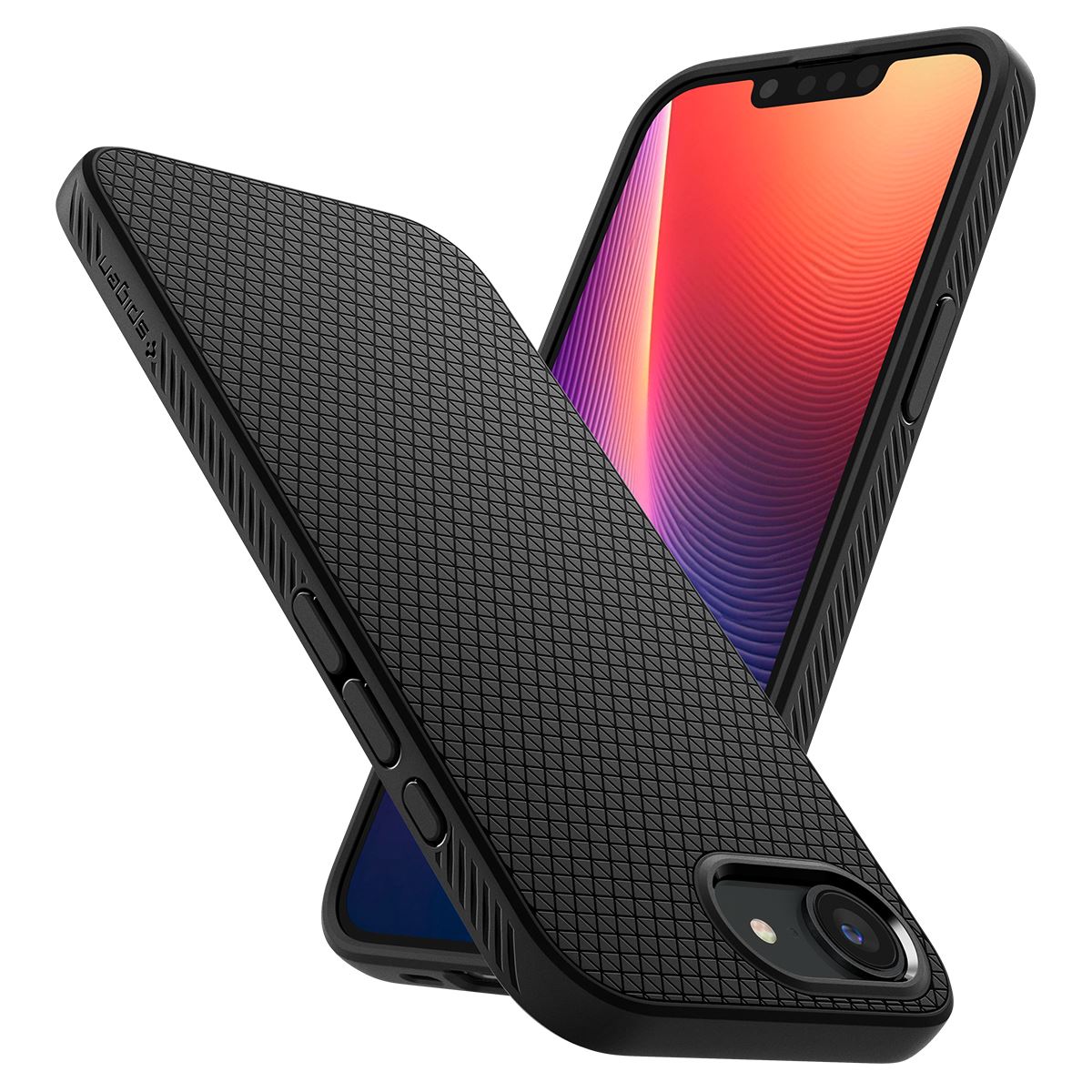 Spigen Liquid Air, matte black - iPhone 16e (9)