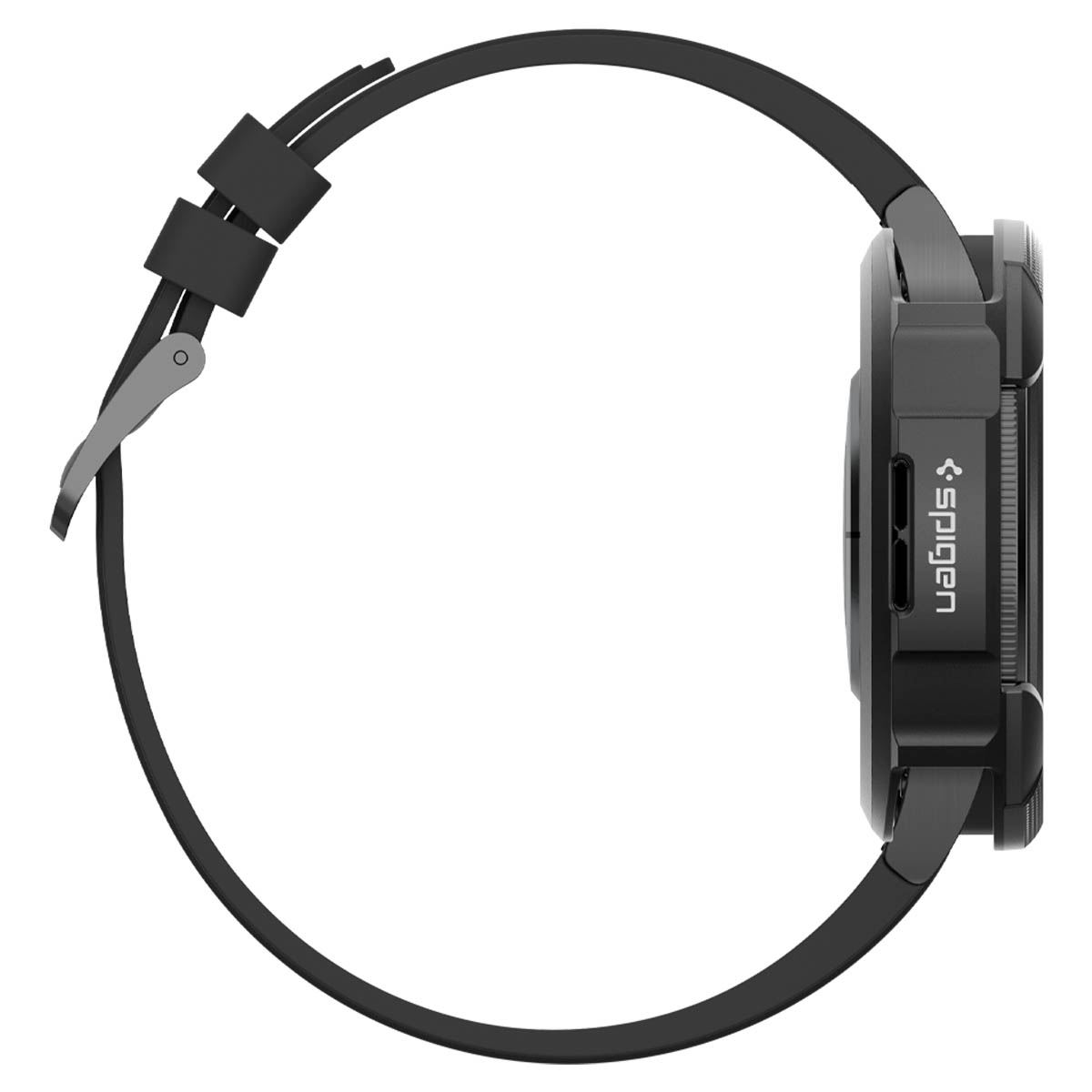 Spigen Liquid Air, matte black - Samsung Galaxy Watch6 Classic 43mm (11)