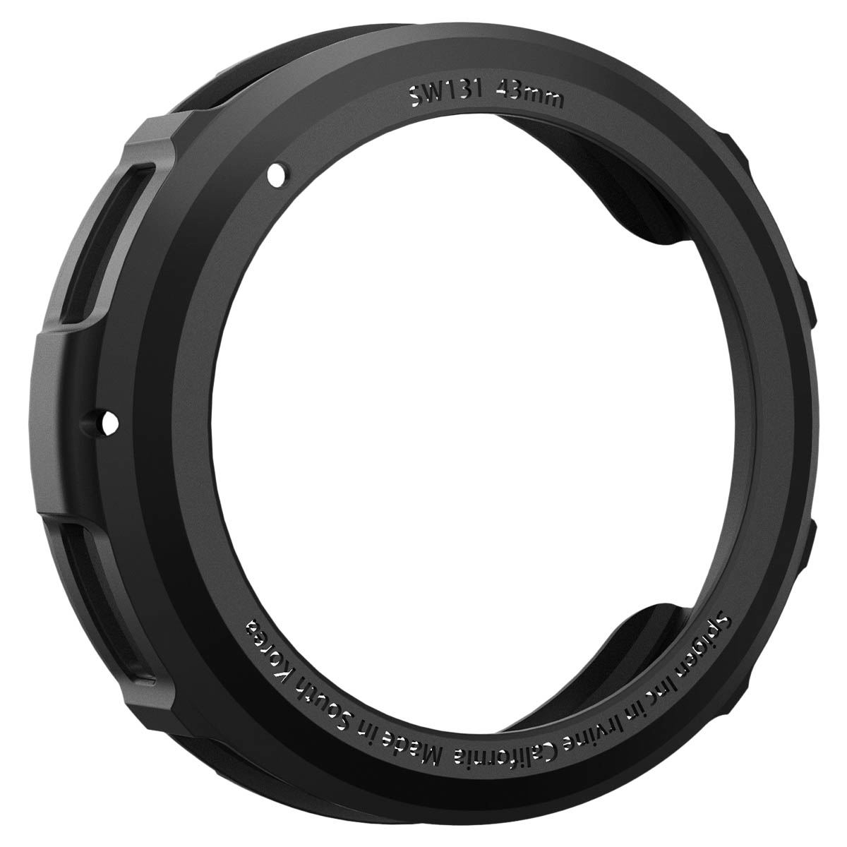 Spigen Liquid Air, matte black - Samsung Galaxy Watch6 Classic 43mm (8)