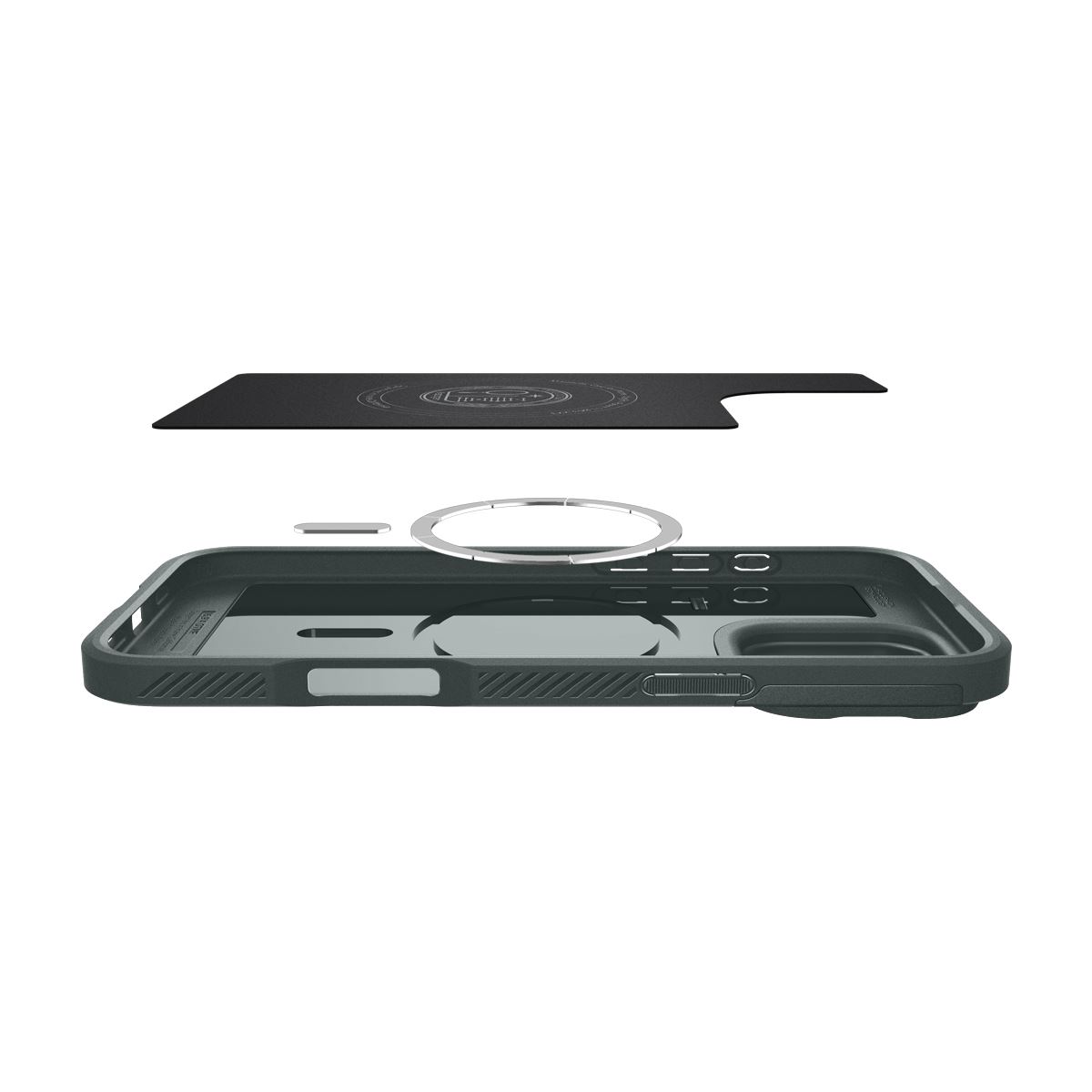 Spigen Optik Armor MagSafe, abyss green - iPhone 16 Pro (8)