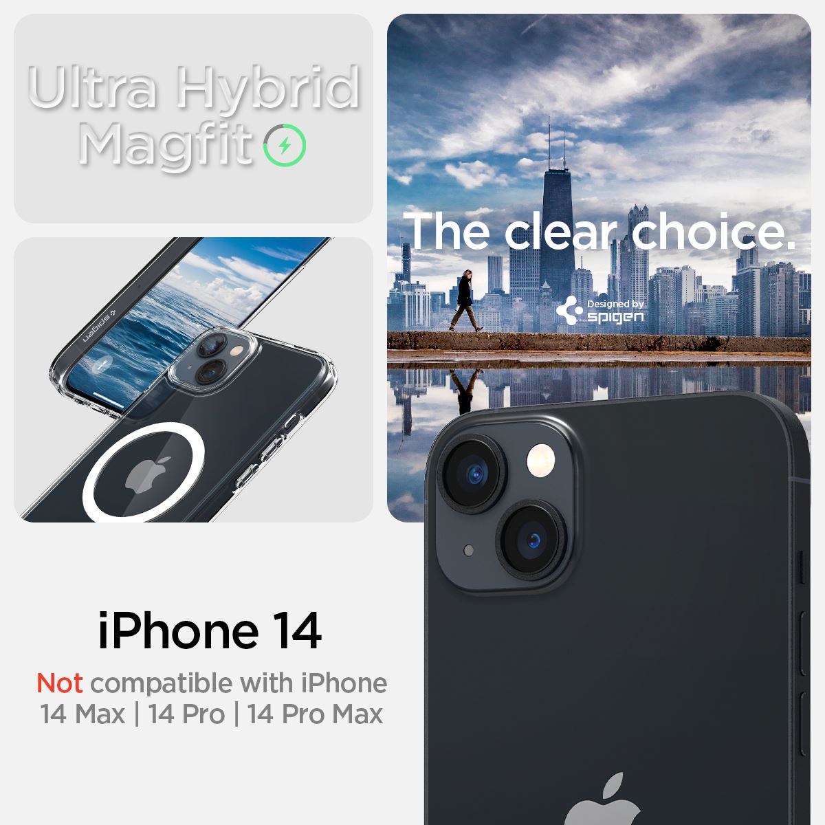 Spigen Ultra Hybrid MagSafe, white - iPhone 14 (9)