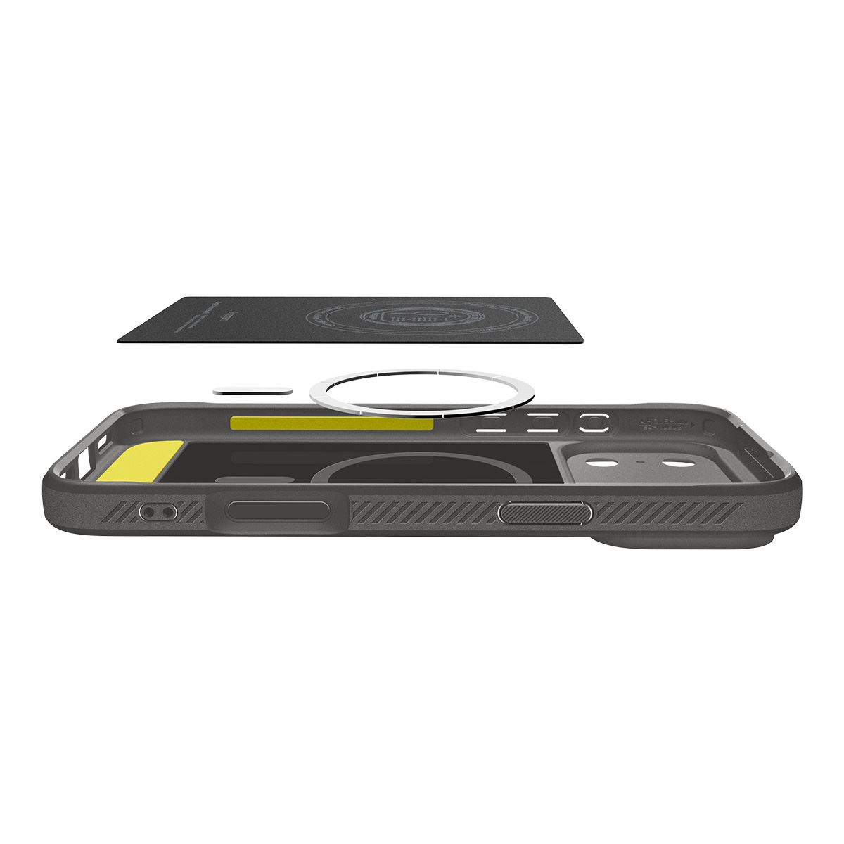 Spigen Rugged Armor MagSafe, gray - iPhone 17 Pro (7)
