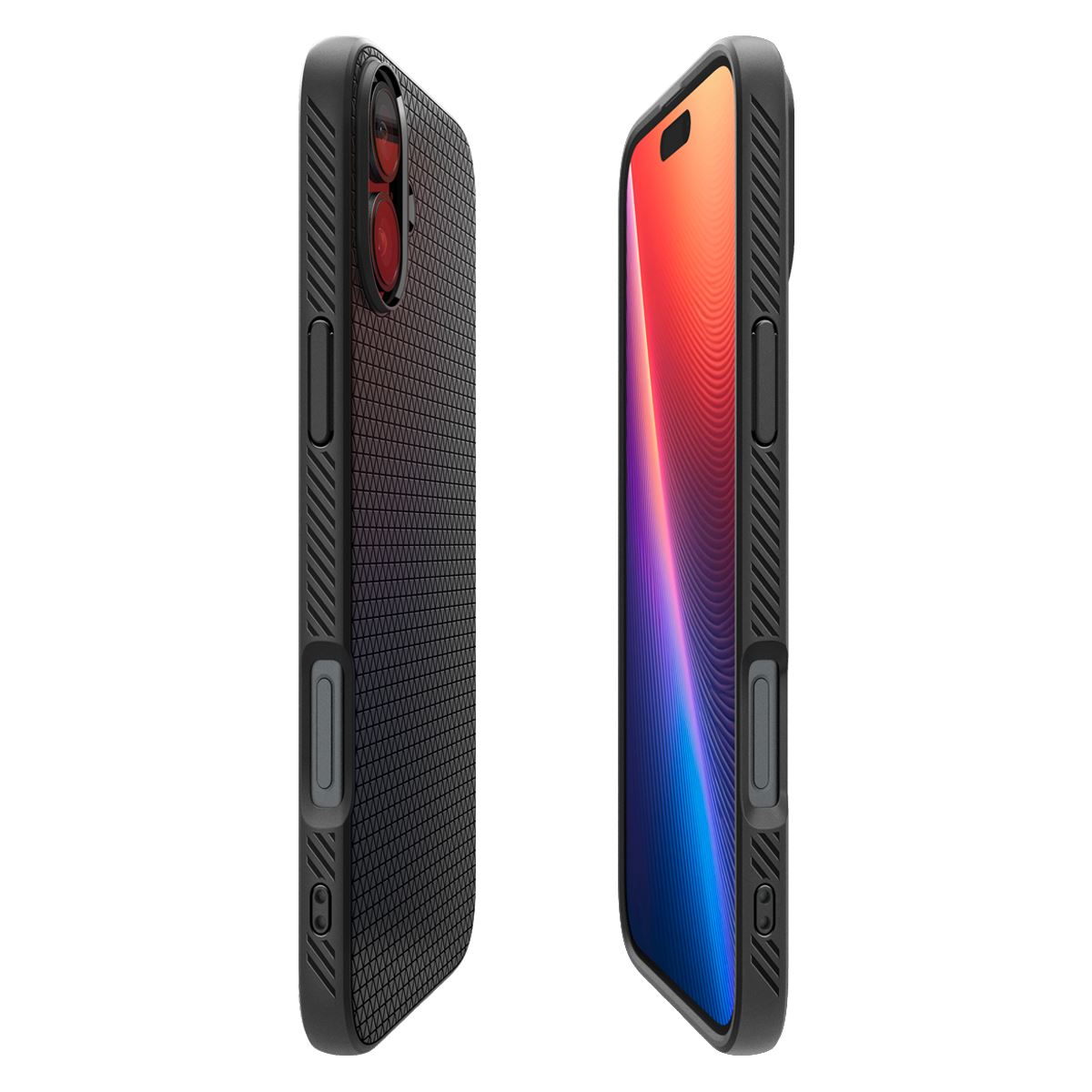 Spigen Liquid Air, matte black - iPhone 16 (7)