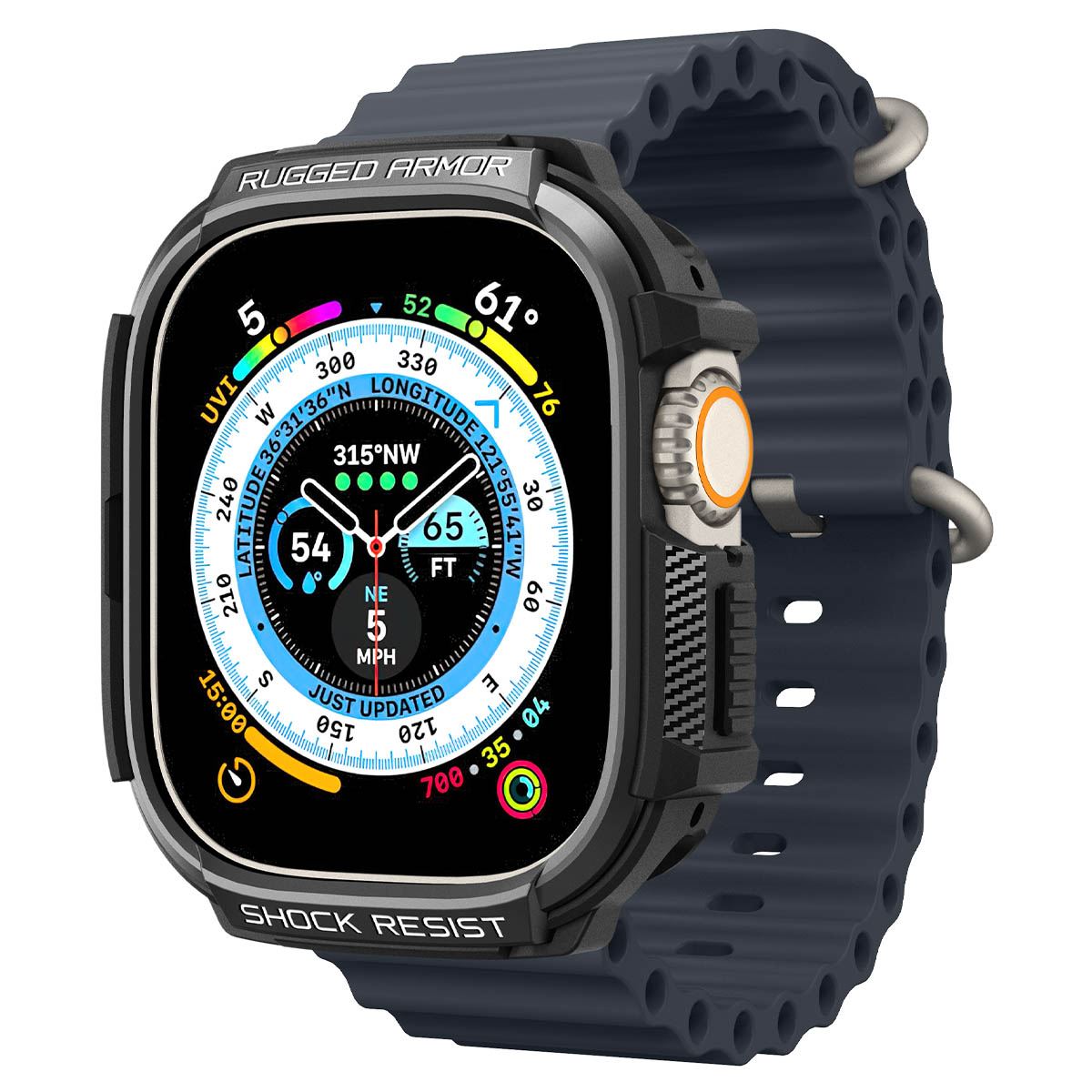 Spigen Rugged Armor, black - Apple Watch Ultra 2/Ultra 49mm (10)