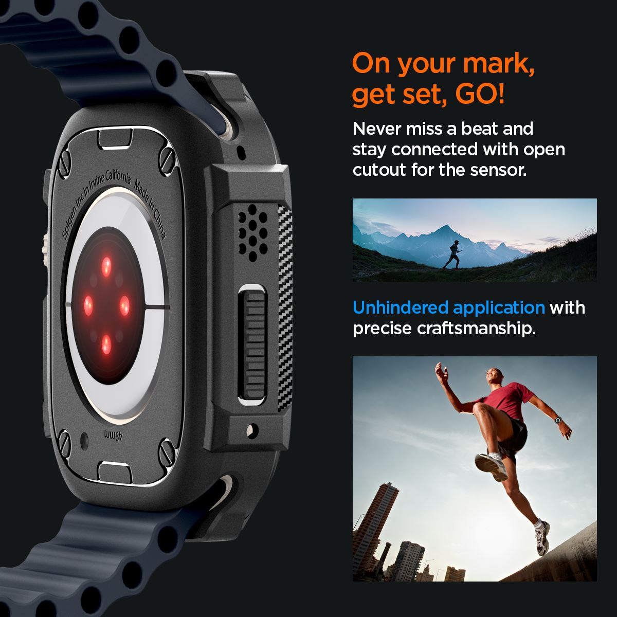 Spigen Rugged Armor, black - Apple Watch Ultra 2/Ultra 49mm (12)