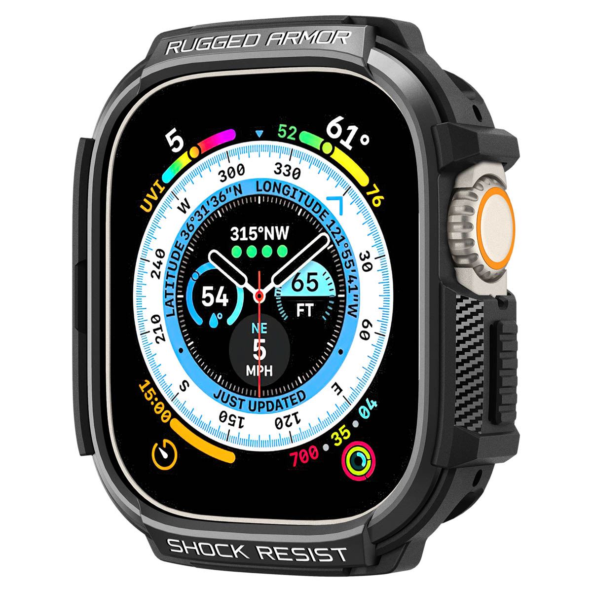 Spigen Rugged Armor, black - Apple Watch Ultra 2/Ultra 49mm (2)