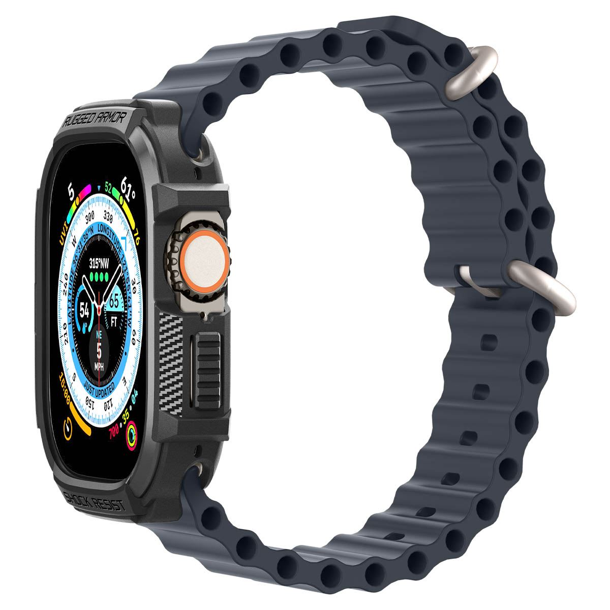 Spigen Rugged Armor, black - Apple Watch Ultra 2/Ultra 49mm (7)