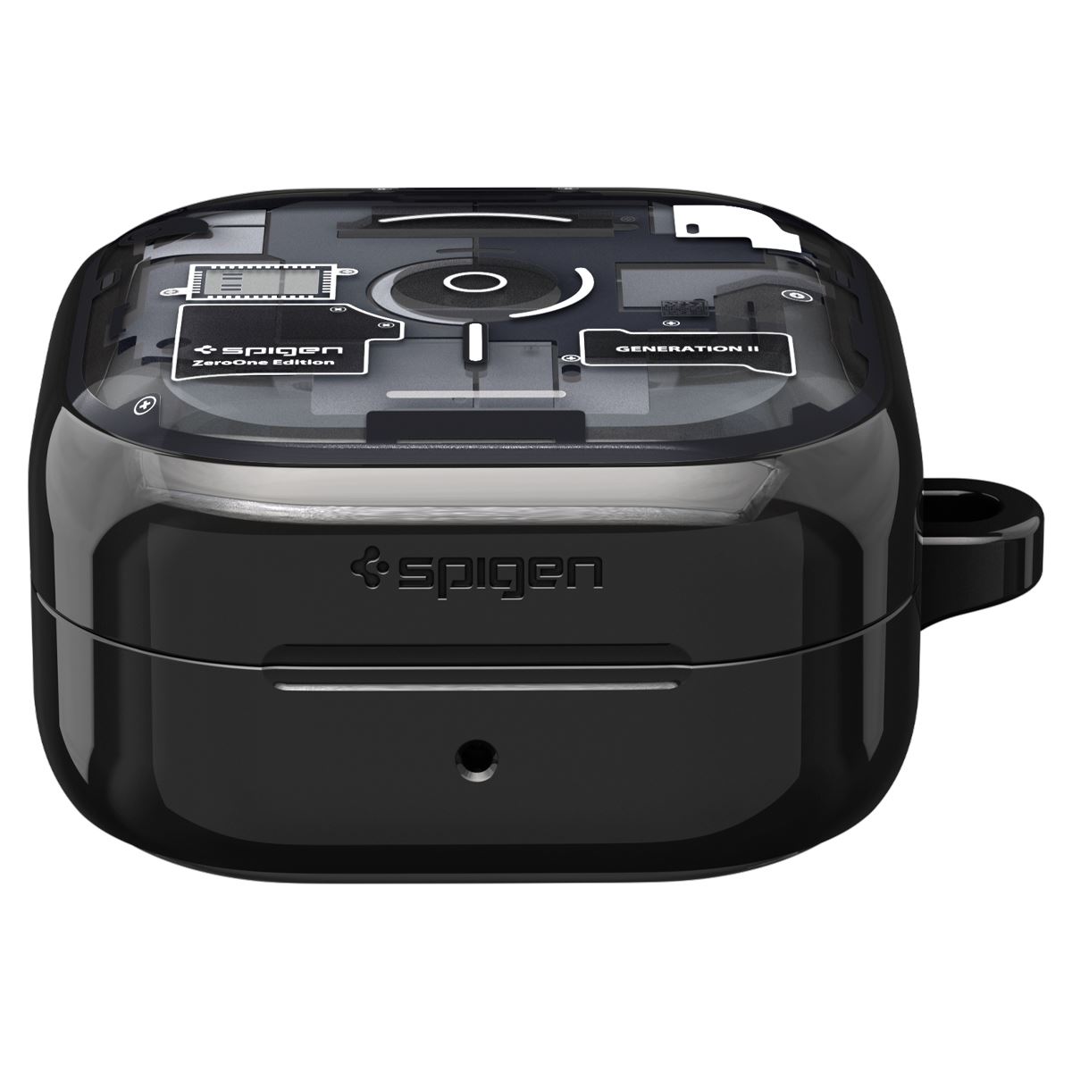 Spigen Ultra Hybrid, zero one black - Samsung Galaxy Buds 4 Pro/4 (5)