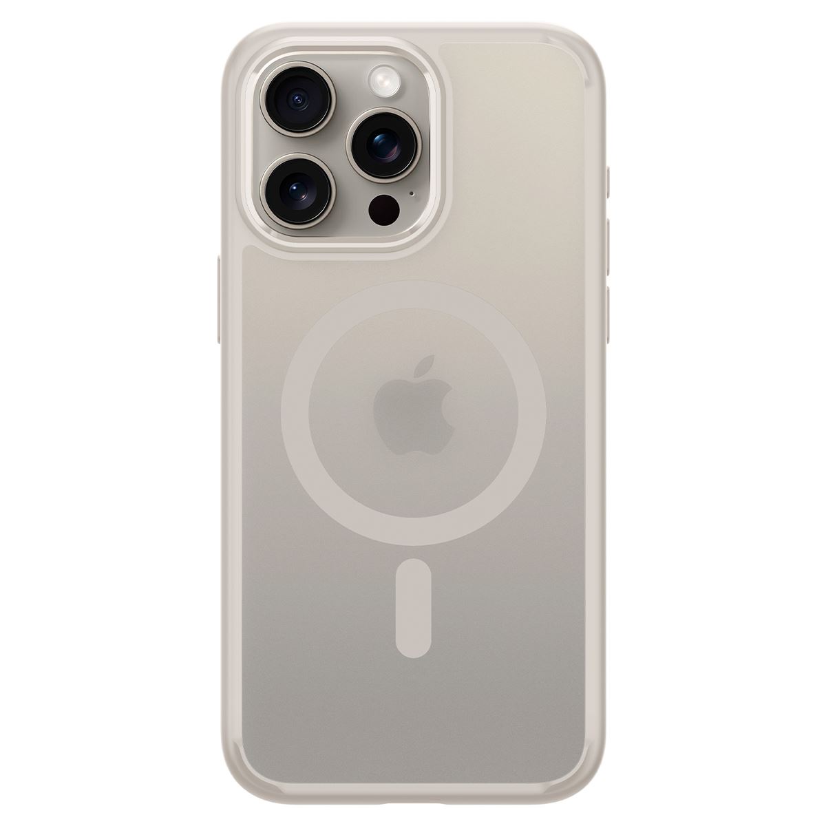 Spigen Ultra Hybrid MagSafe, frost natural titanium - iPhone 15 Pro (2)
