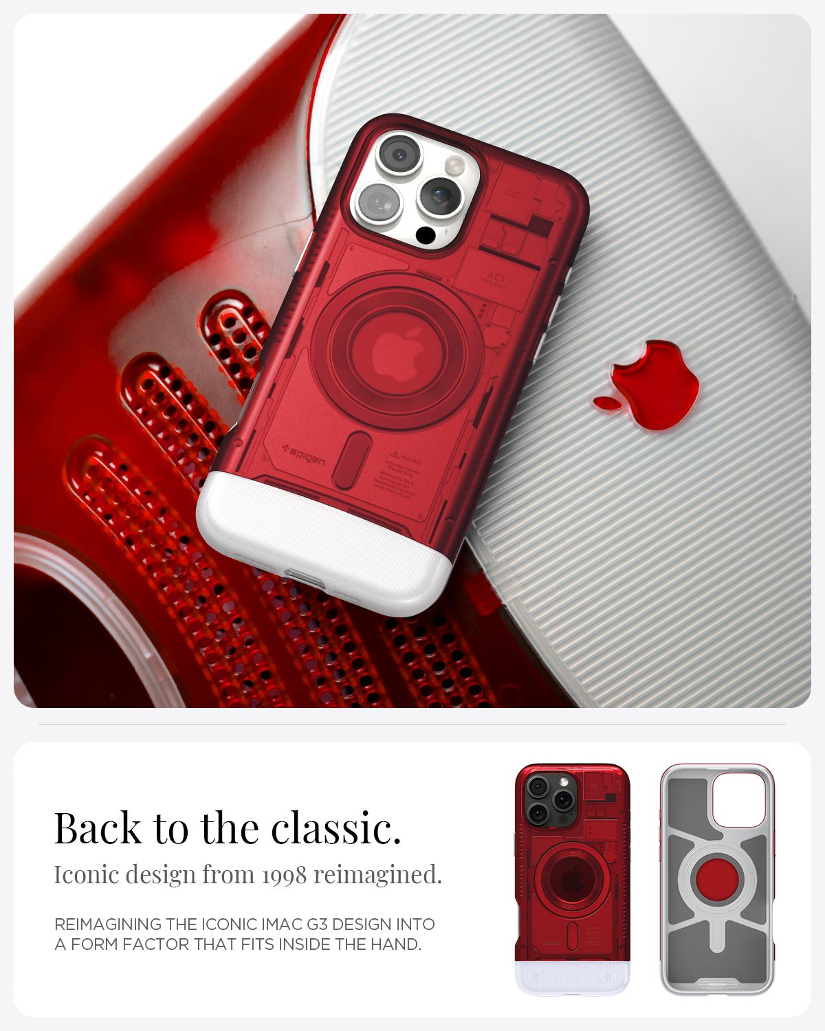 Spigen Classic C1 MagSafe, ruby - iPhone 16 Pro Max (12)