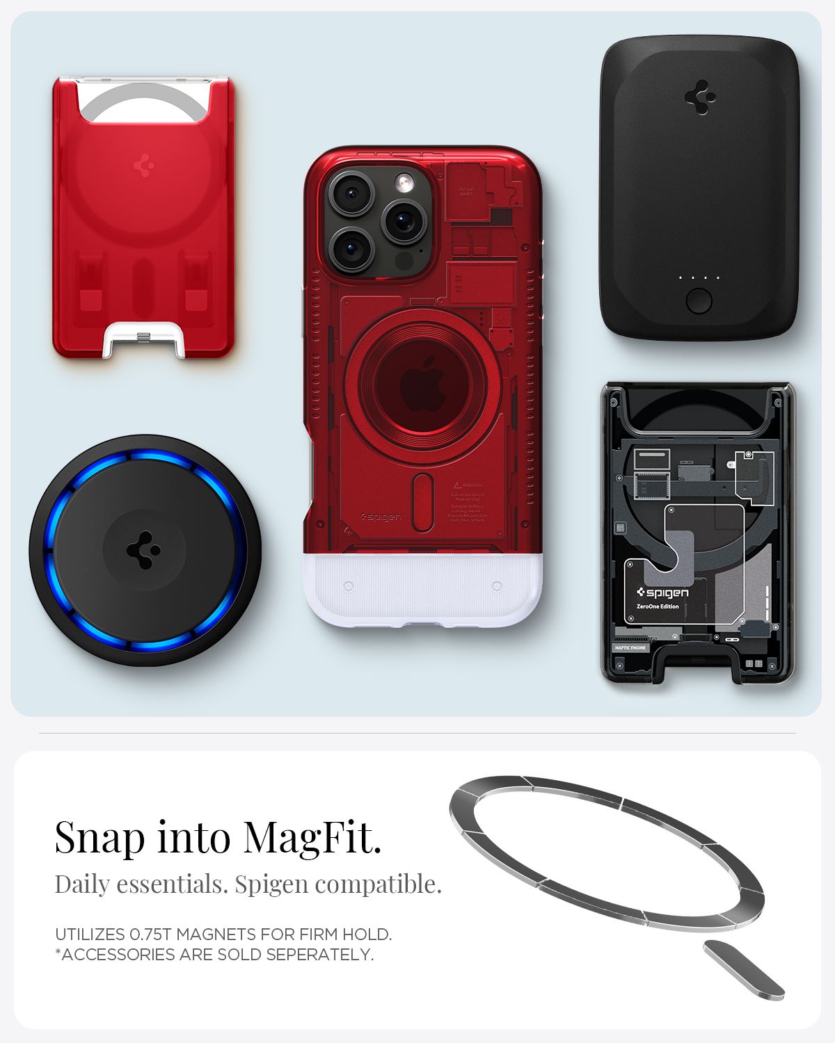 Spigen Classic C1 MagSafe, ruby - iPhone 16 Pro Max (15)